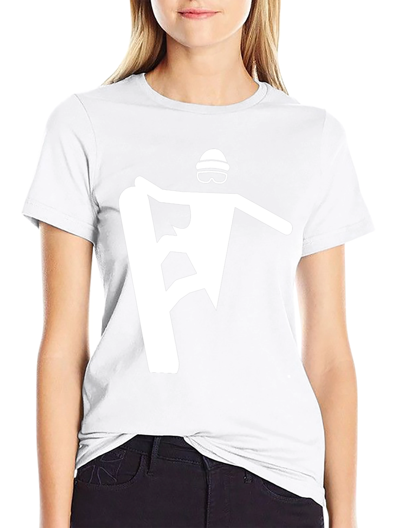 Cool Snowboarder Graphic Tee - Black