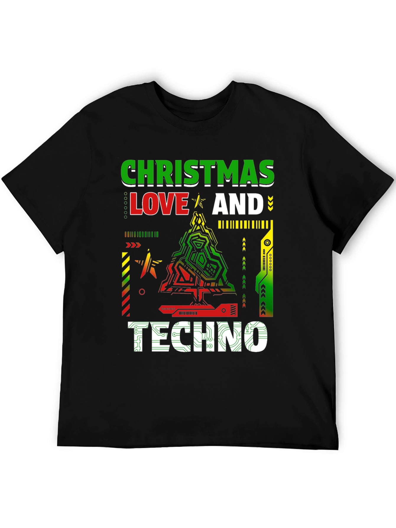 Christmas Love & Techno T-Shirt