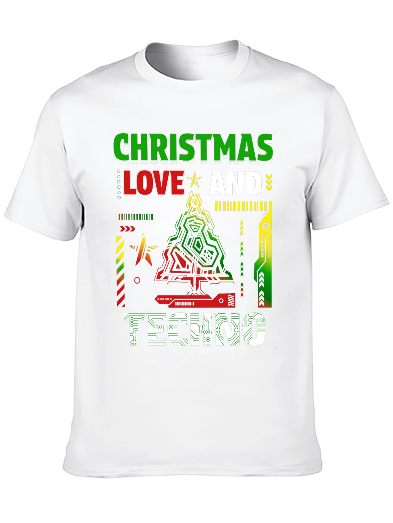 Christmas Love & Techno T-Shirt