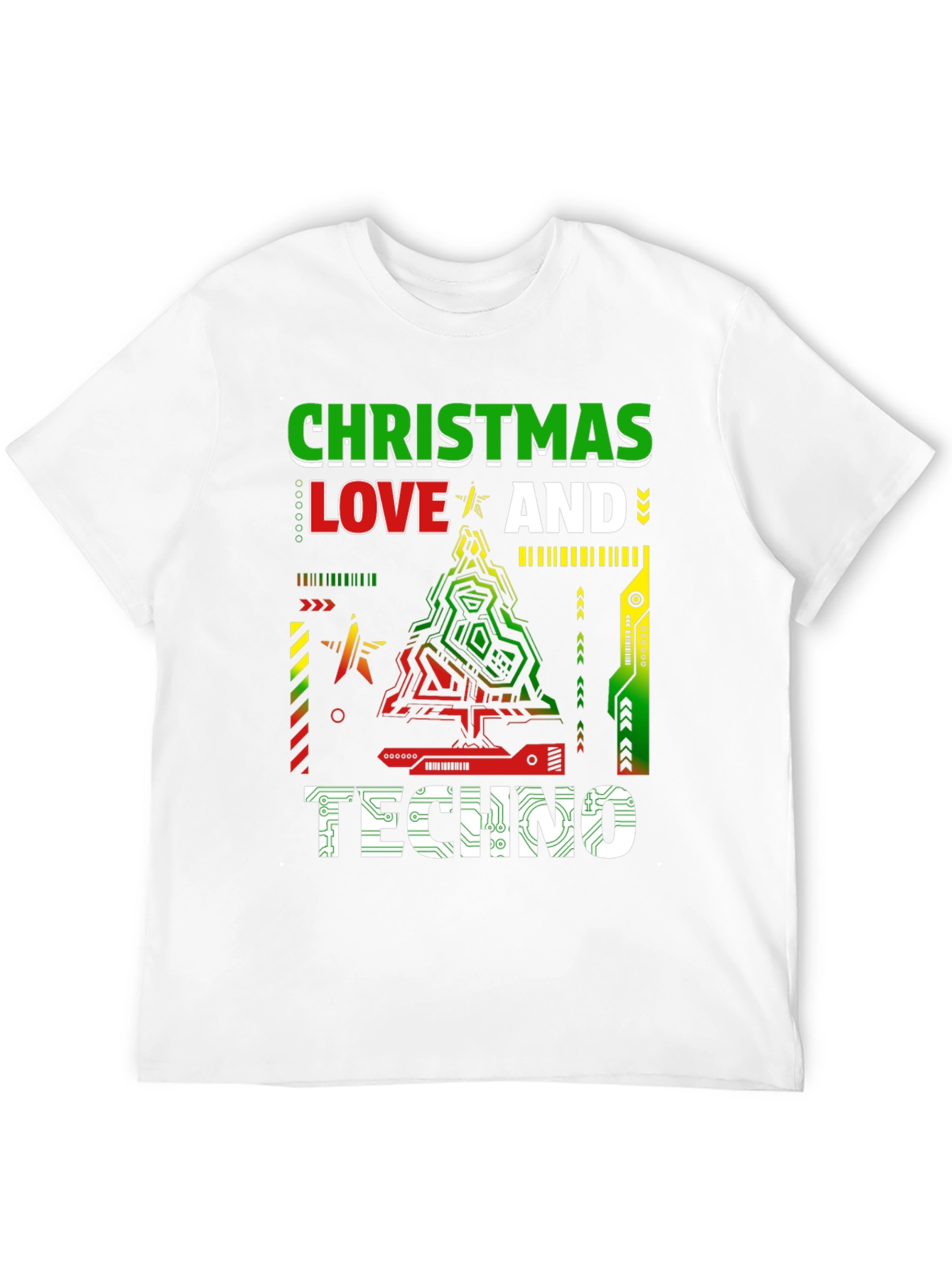 Christmas Love & Techno T-Shirt