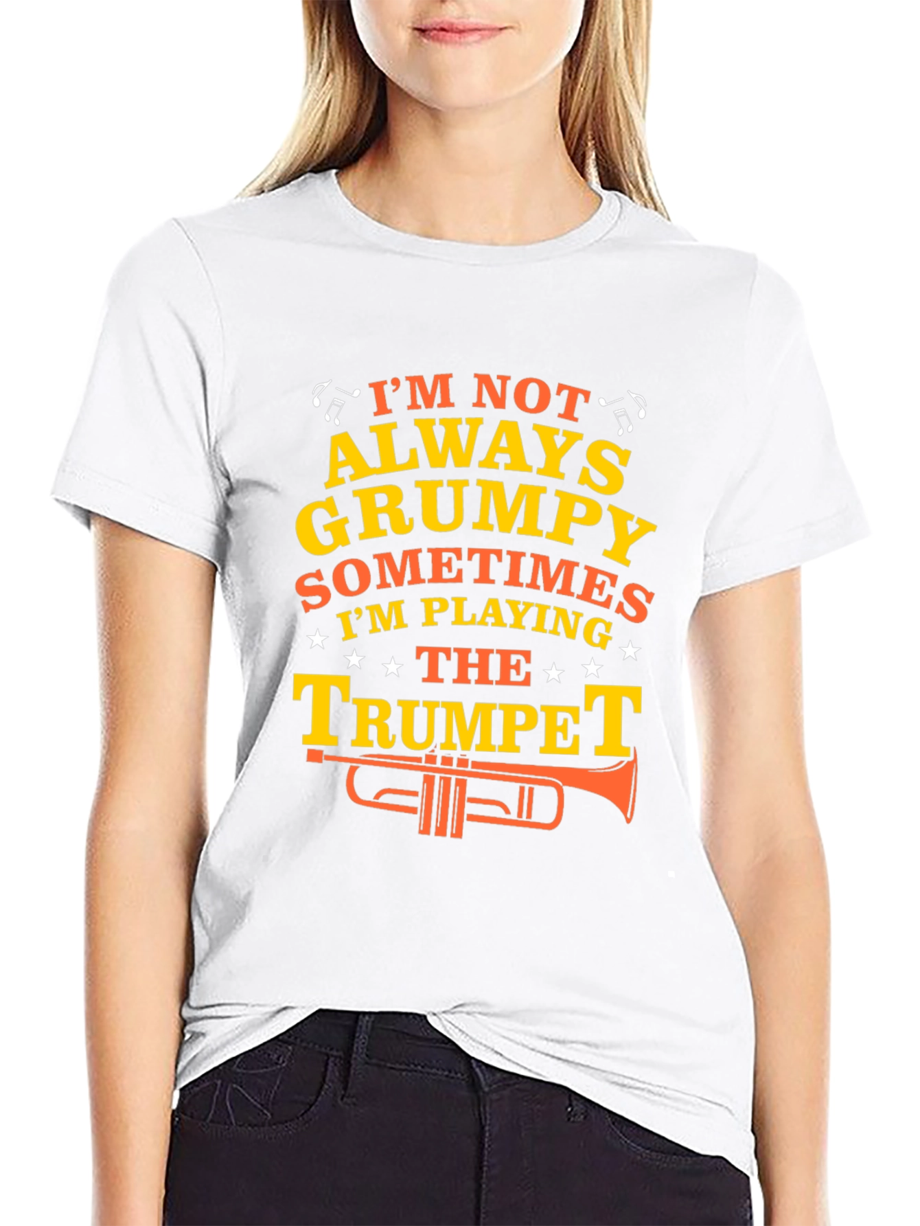 Grumpy Trumpet Player T-Shirt - Funny Musician Tee