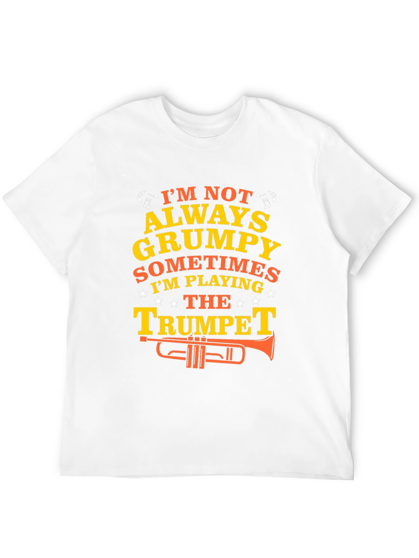 Grumpy Trumpet Player T-Shirt - Funny Musician Tee