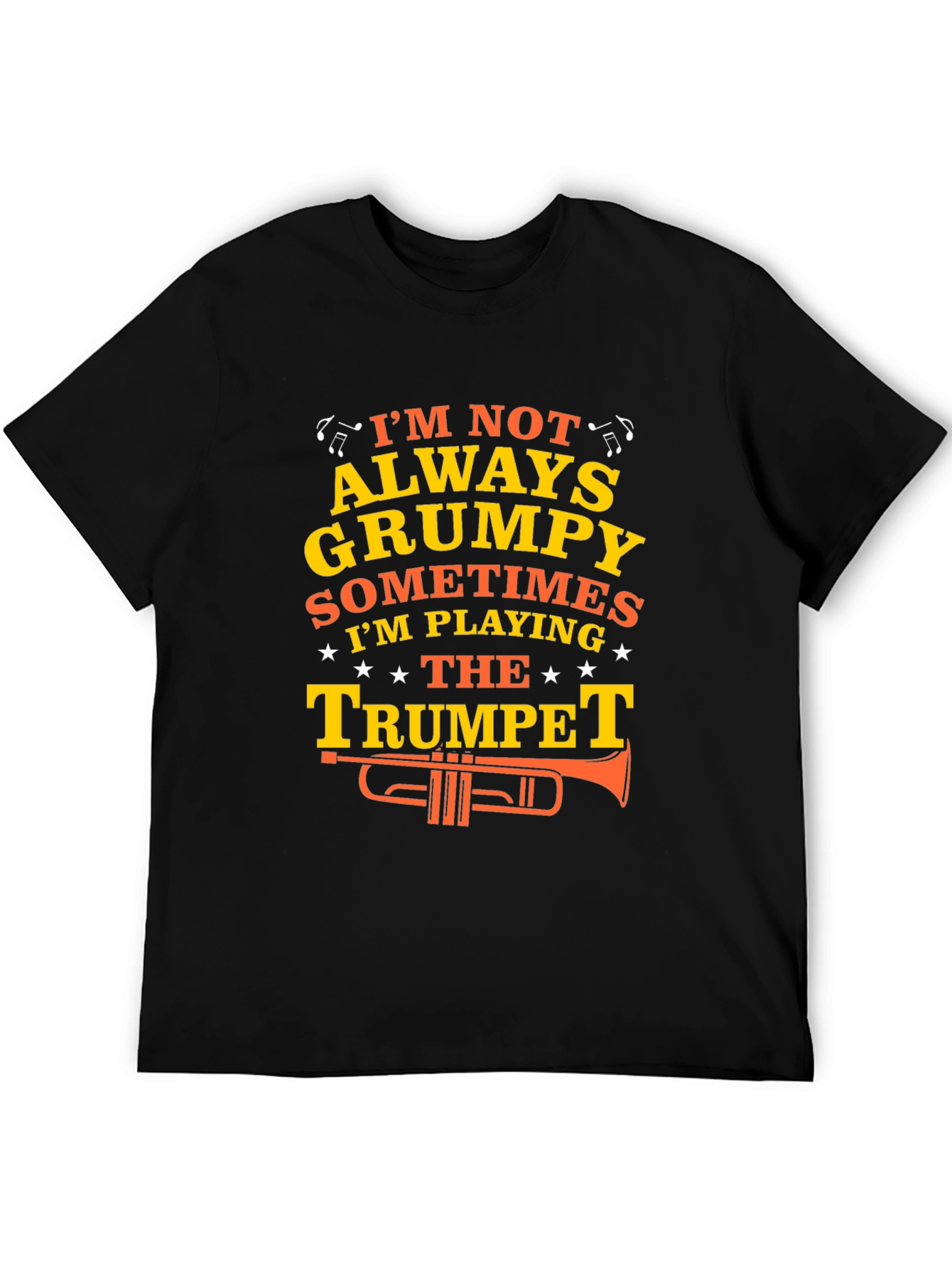 Grumpy Trumpet Player T-Shirt - Funny Musician Tee