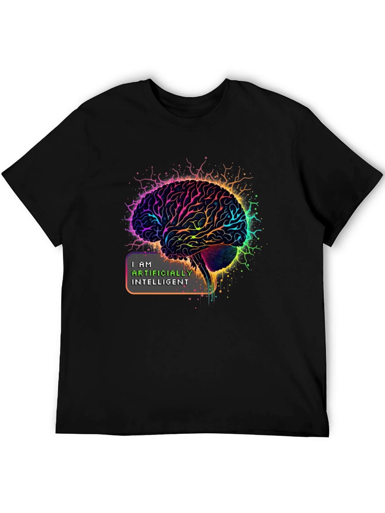 AI Brain T-Shirt: I Am Artificially Intelligent