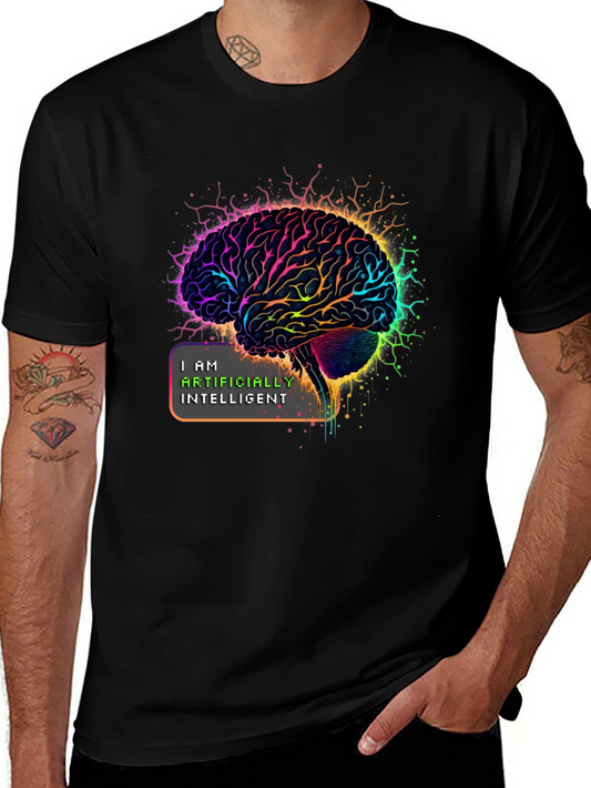 AI Brain T-Shirt: I Am Artificially Intelligent