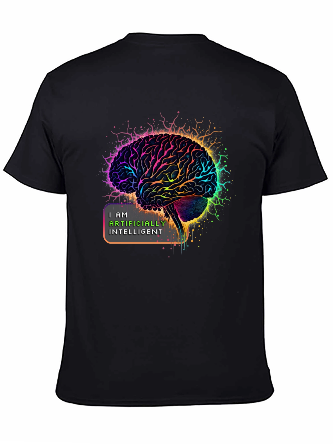 AI Brain T-Shirt: I Am Artificially Intelligent