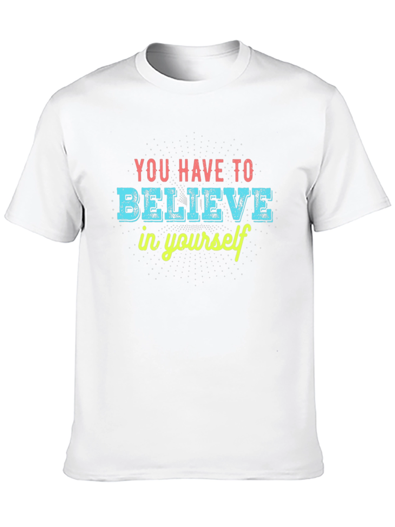 Believe in Yourself Graphic Tee - Motivational Black T-Shirt