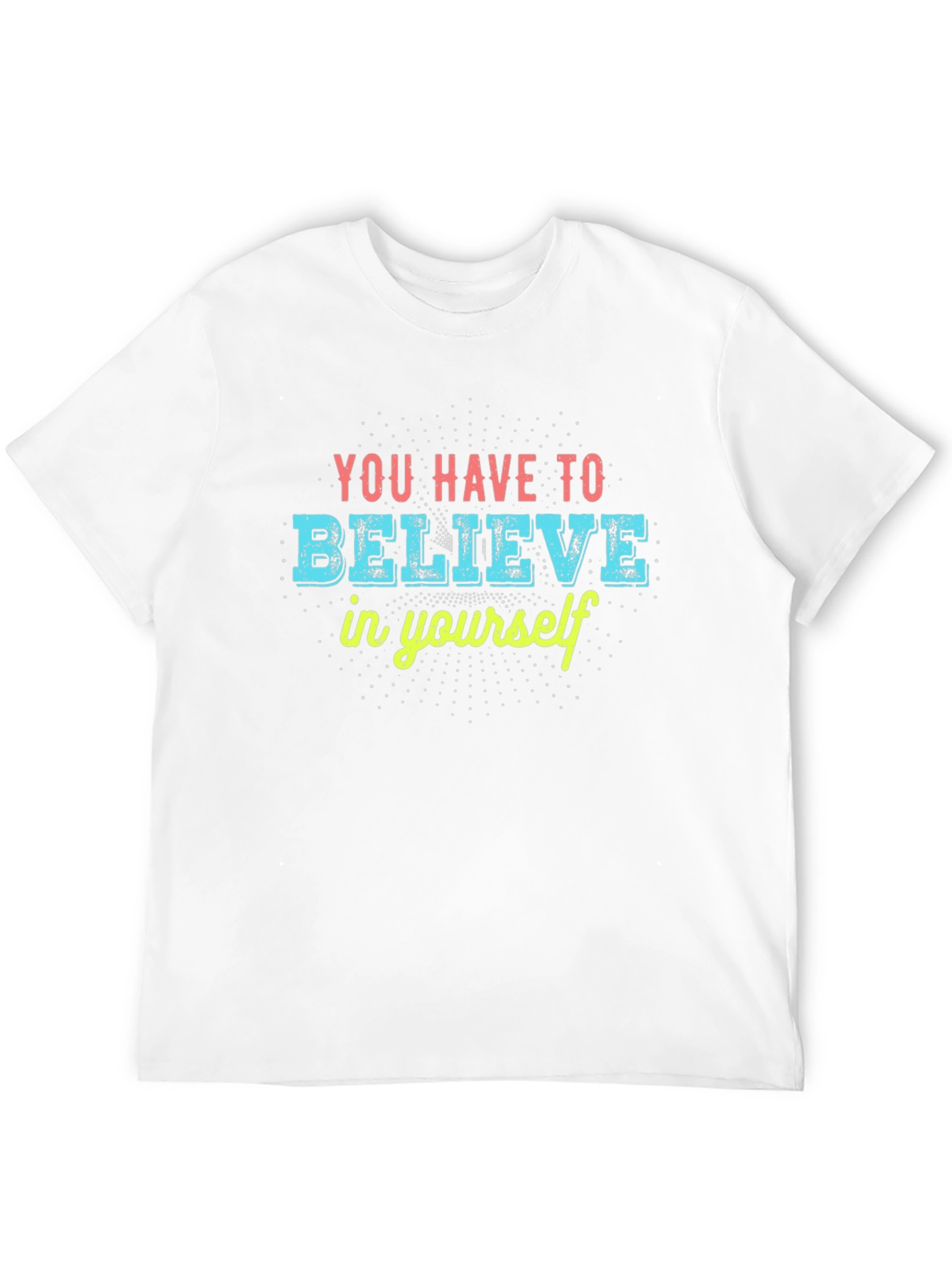 Believe in Yourself Graphic Tee - Motivational Black T-Shirt