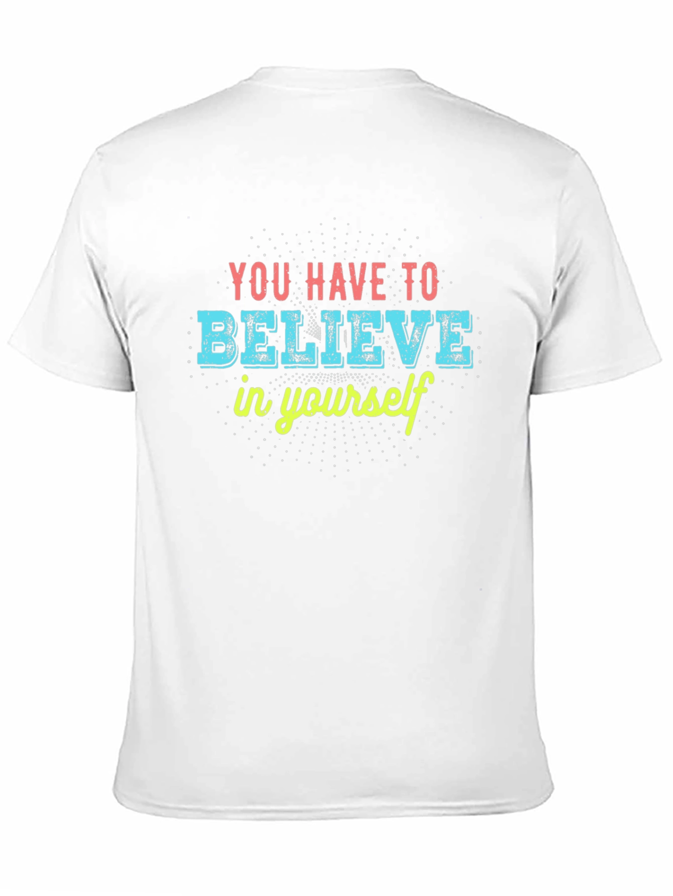 Believe in Yourself Graphic Tee - Motivational Black T-Shirt