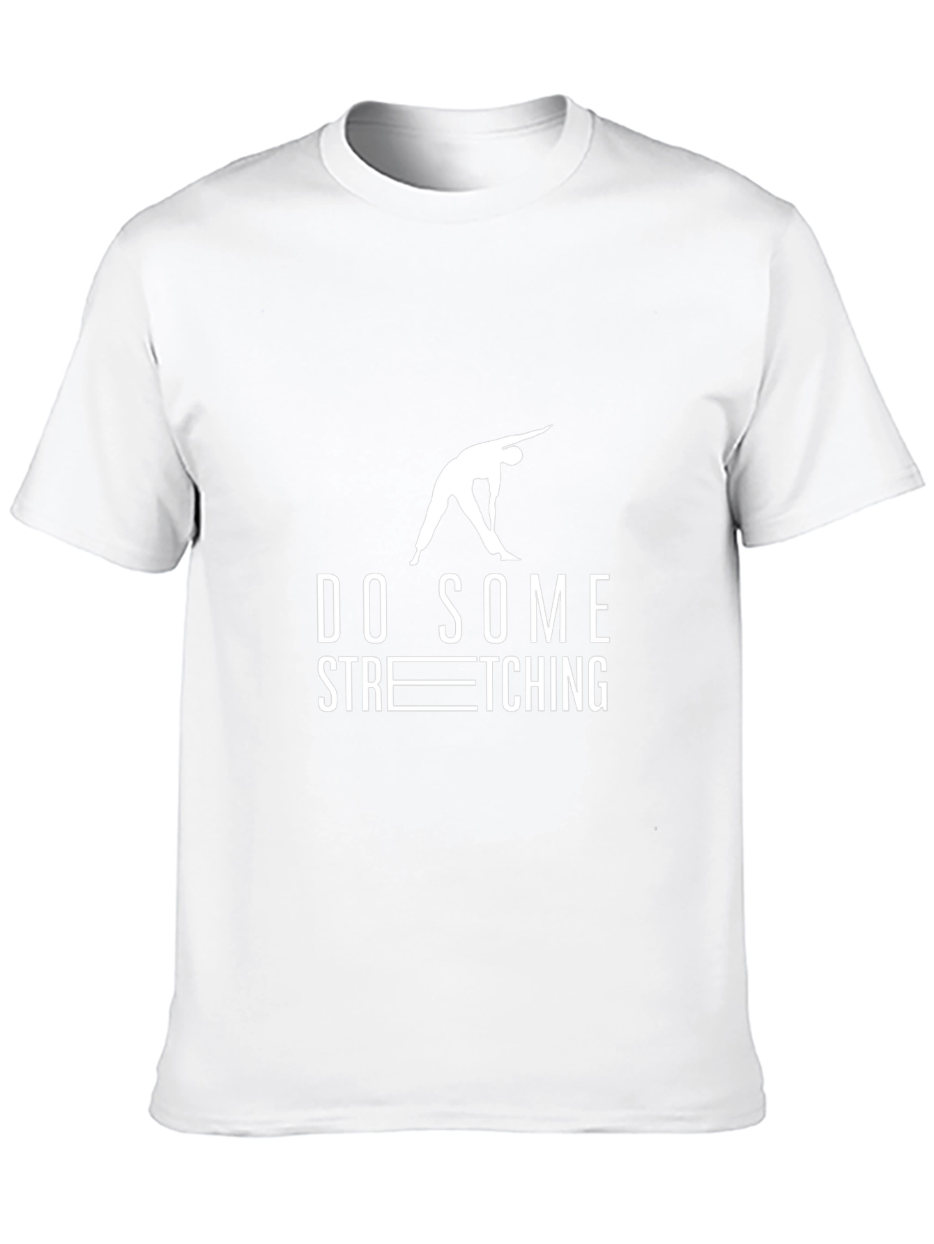 Do Some Stretching Graphic Tee - Black Casual Shirt