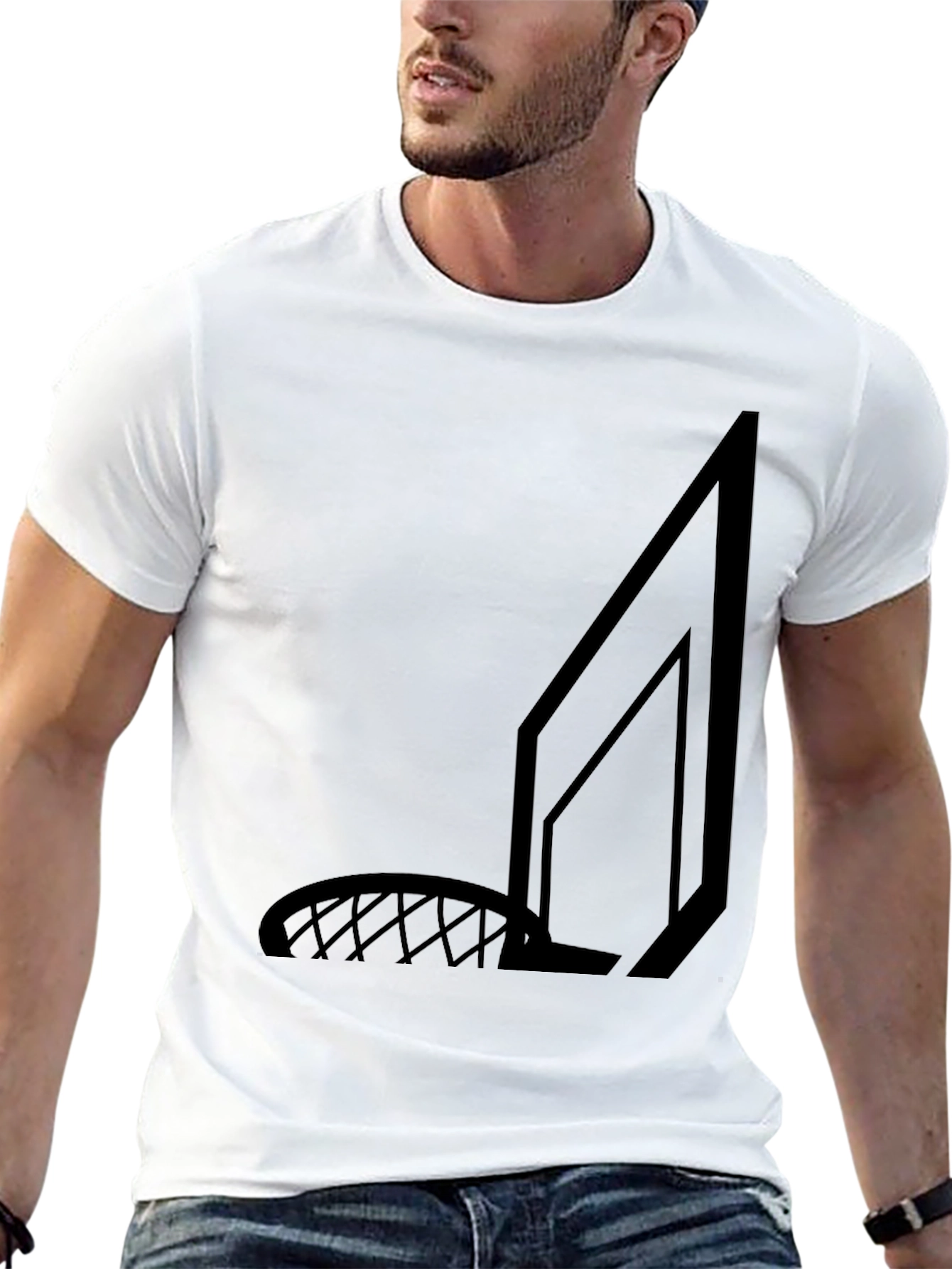 Modern Architecture Black T-Shirt