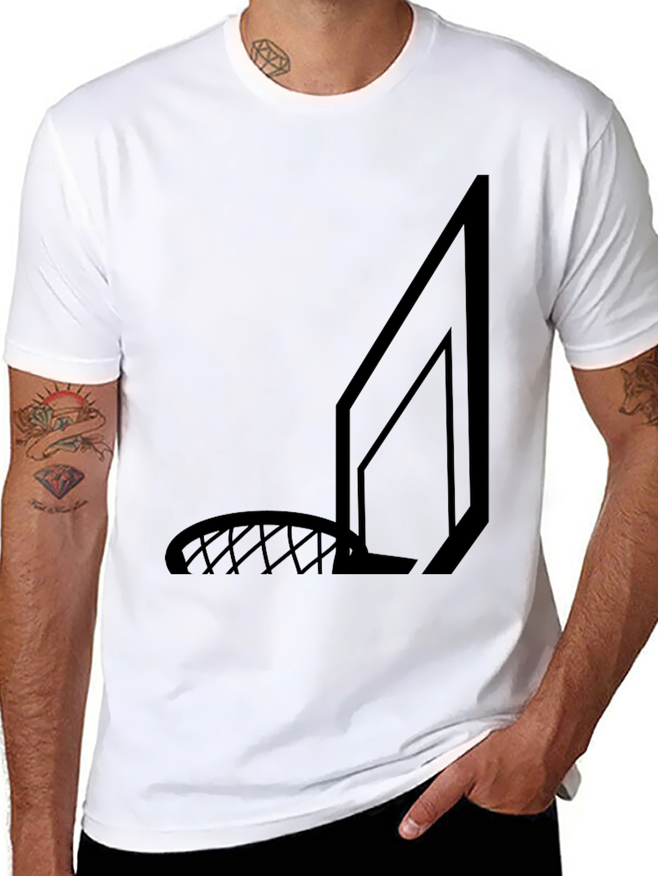 Modern Architecture Black T-Shirt