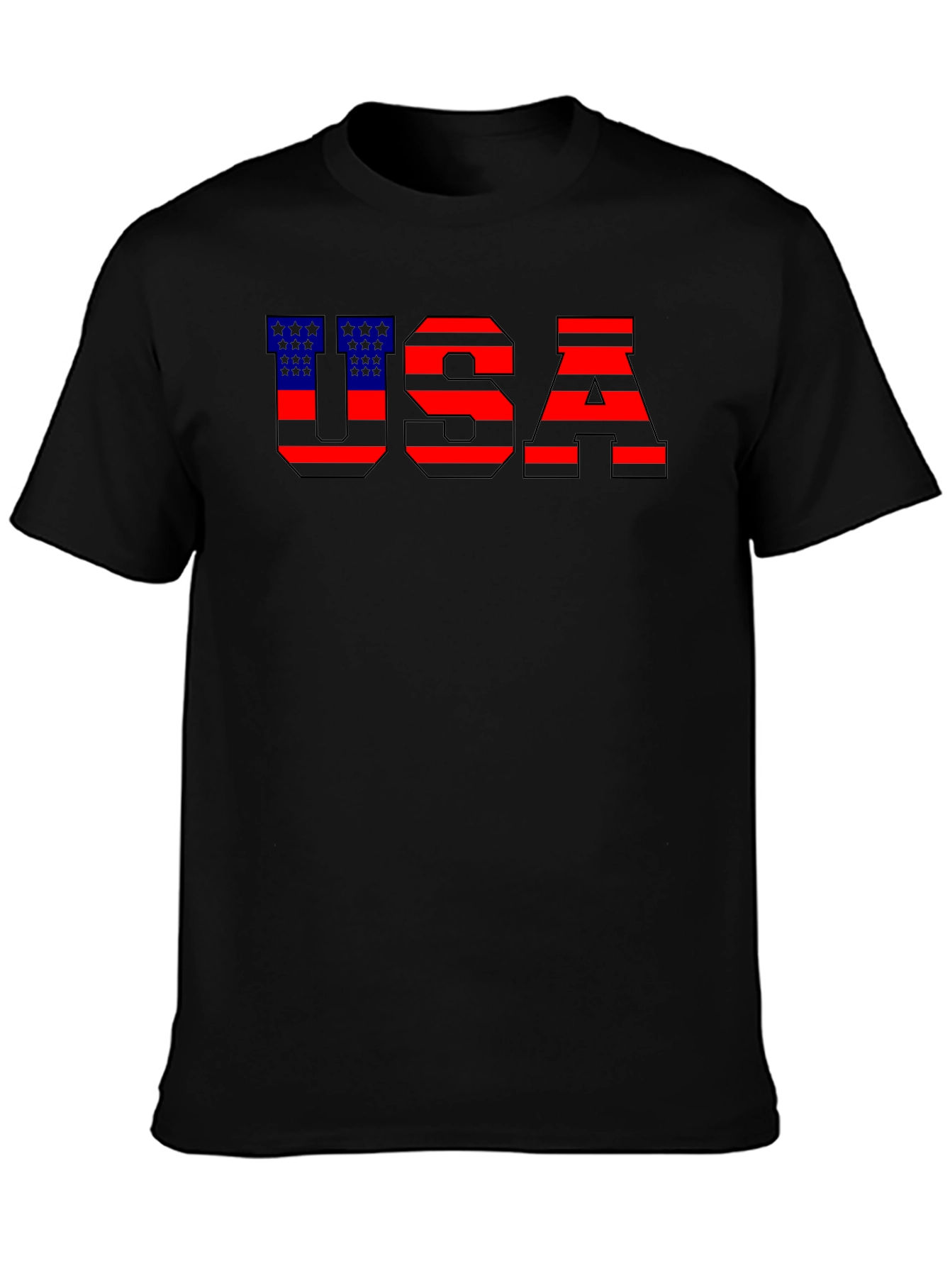 USA Patriotic T-Shirt - Red White and Blue