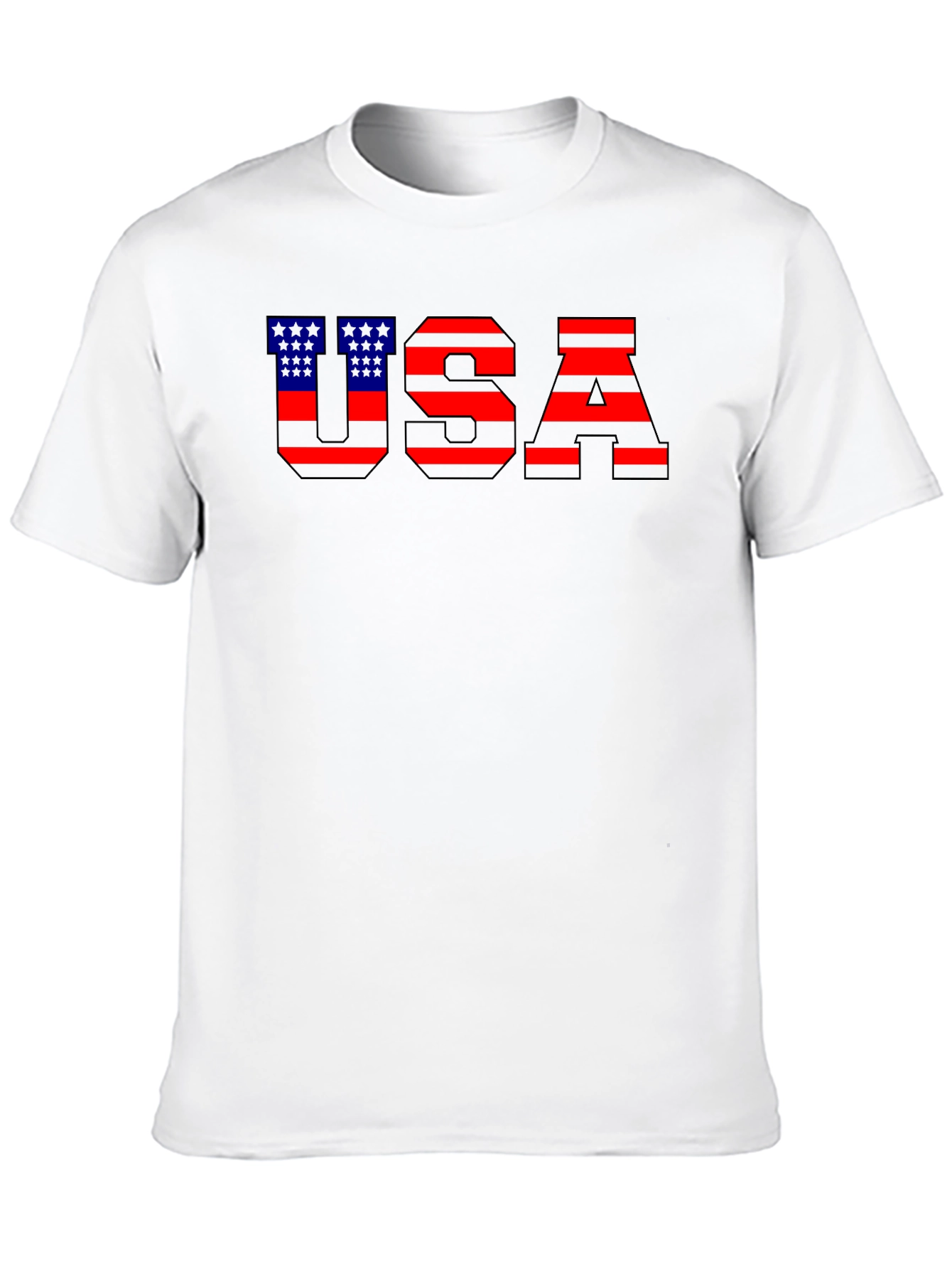 USA Patriotic T-Shirt - Red White and Blue