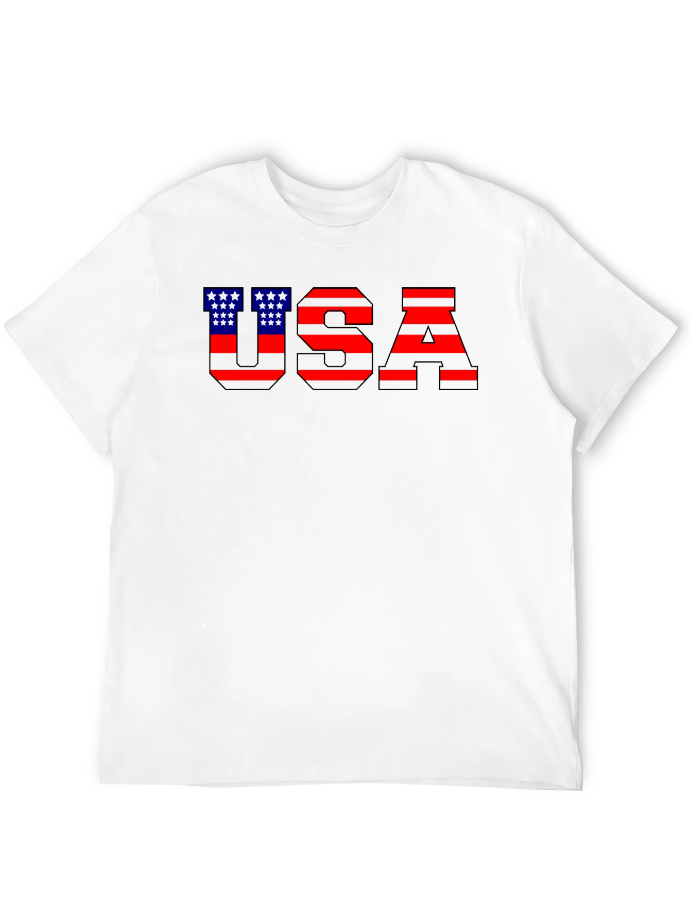 USA Patriotic T-Shirt - Red White and Blue
