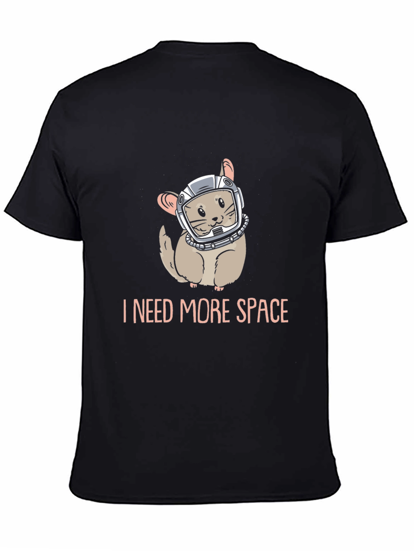 Space Chinchilla Graphic T-Shirt