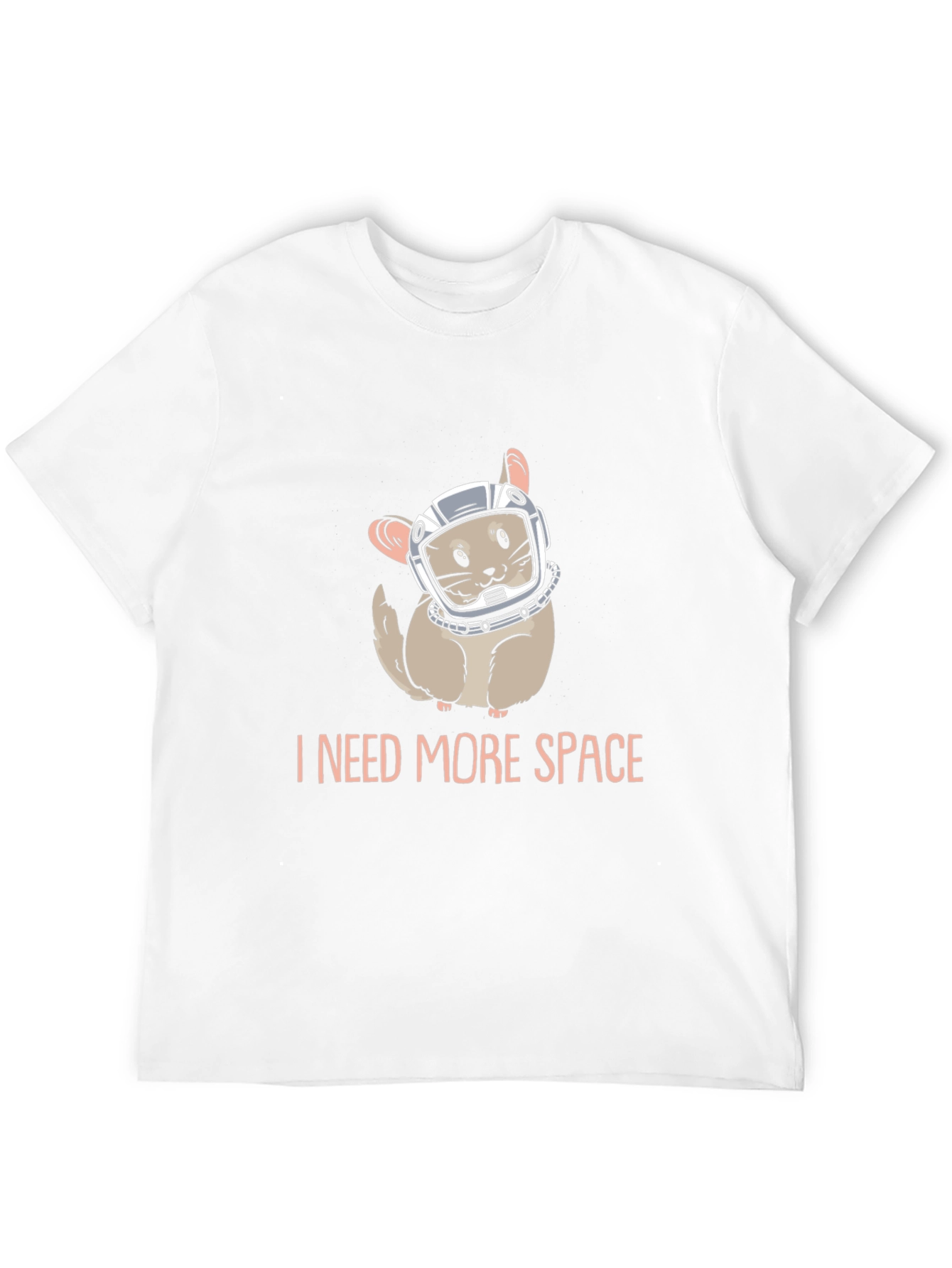 Space Chinchilla Graphic T-Shirt