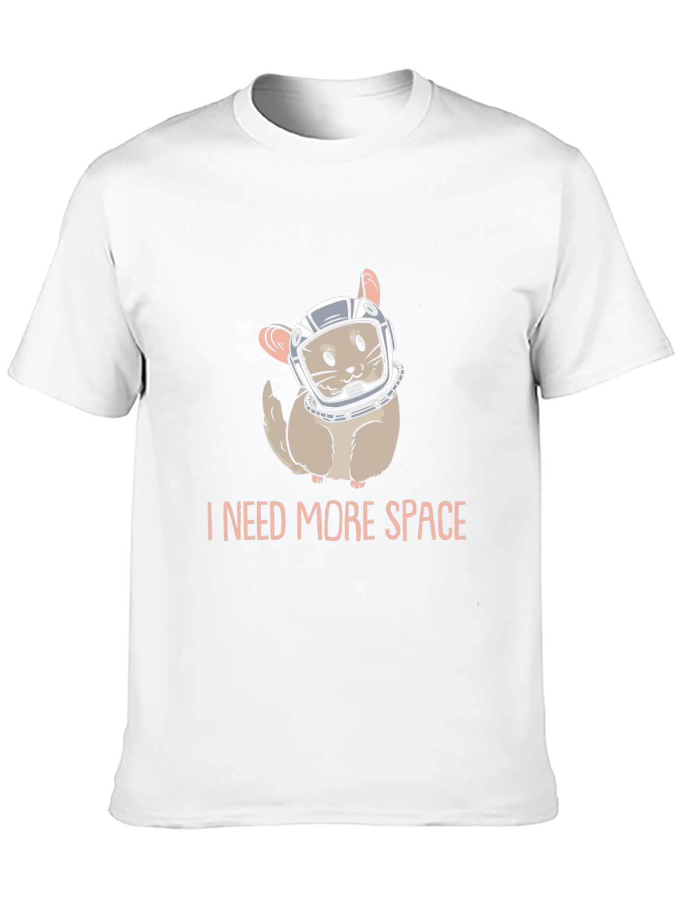Space Chinchilla Graphic T-Shirt