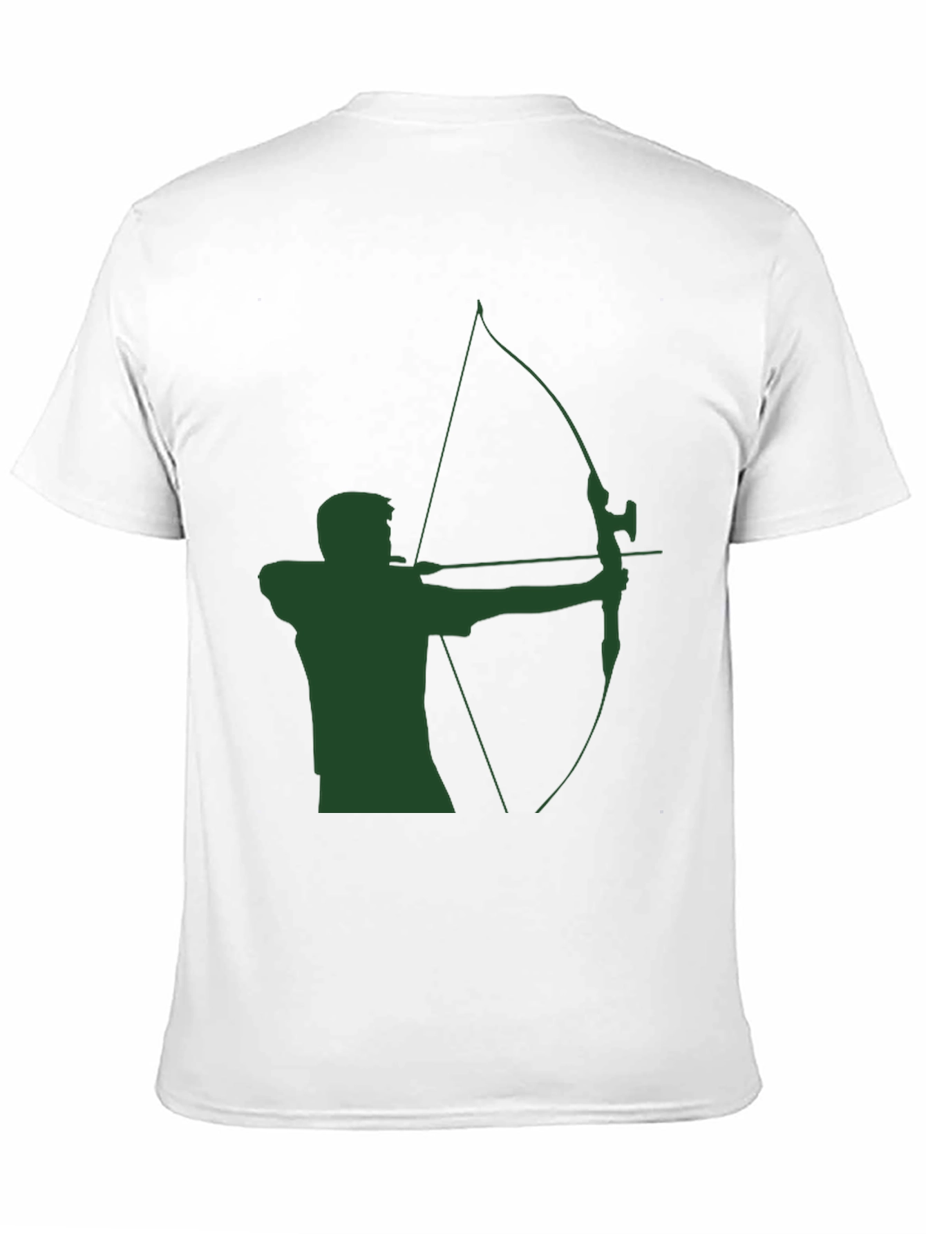 Archery Graphic Tee - Green Arrow Silhouette