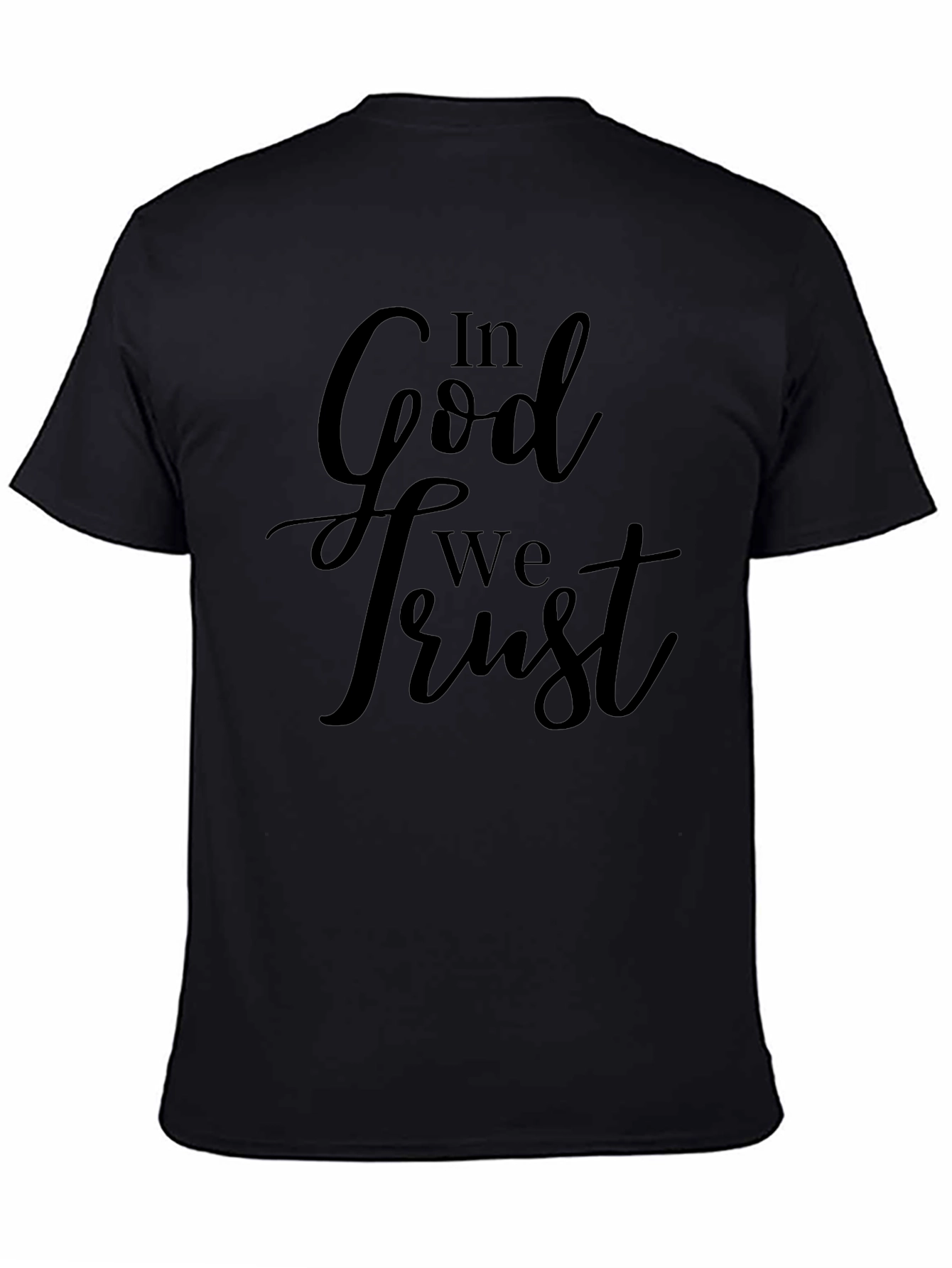 In God We Trust Black T-Shirt