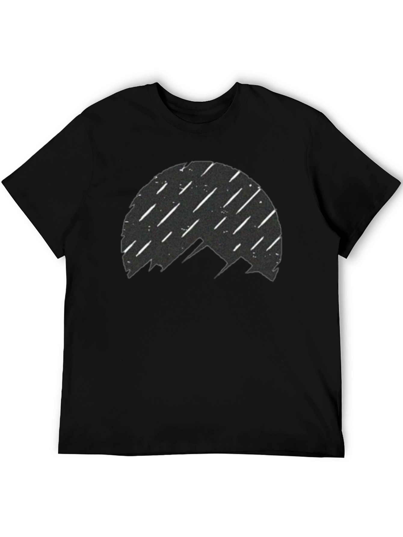 Mountain Silhouette T-Shirt - Meteor Shower Design