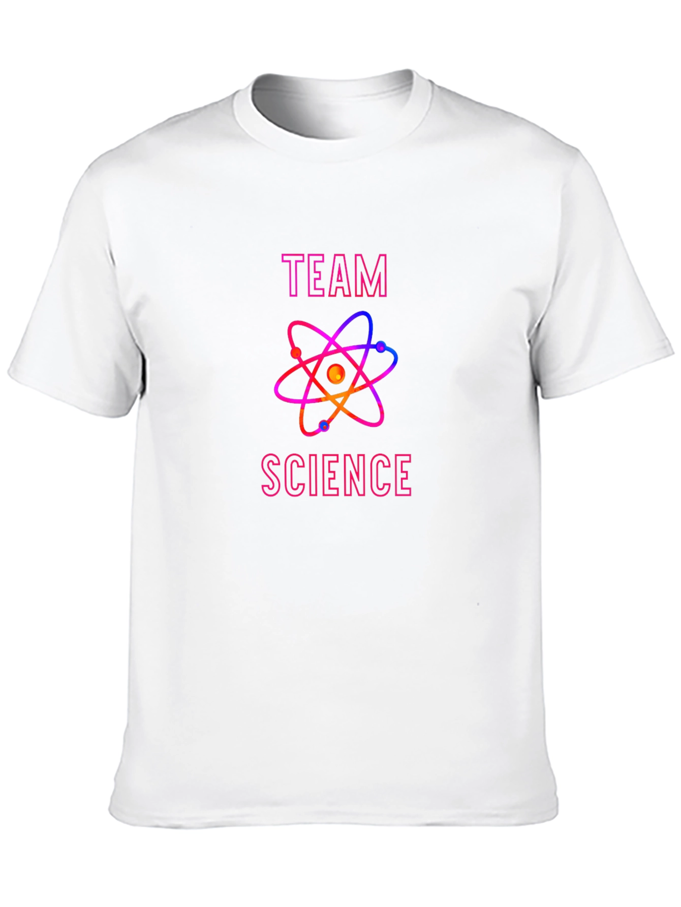 Team Science Graphic Tee - Black Cotton T-Shirt