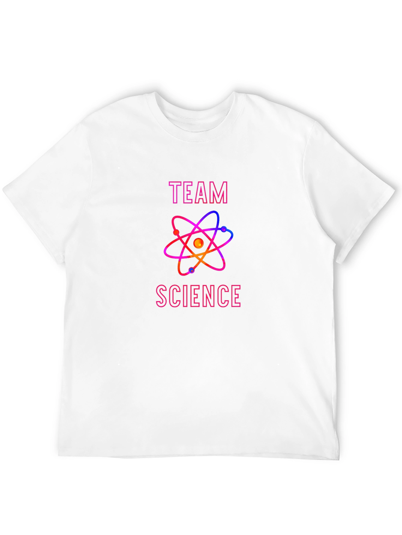 Team Science Graphic Tee - Black Cotton T-Shirt
