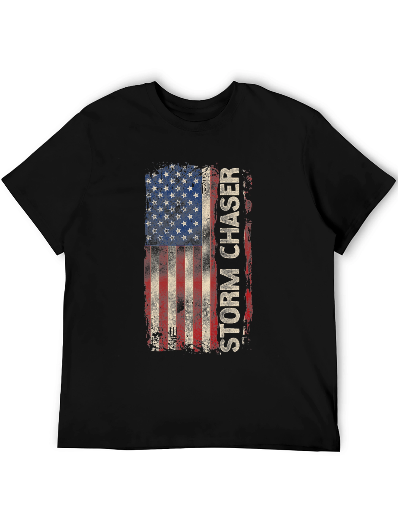 Storm Chaser American Flag Graphic T-Shirt