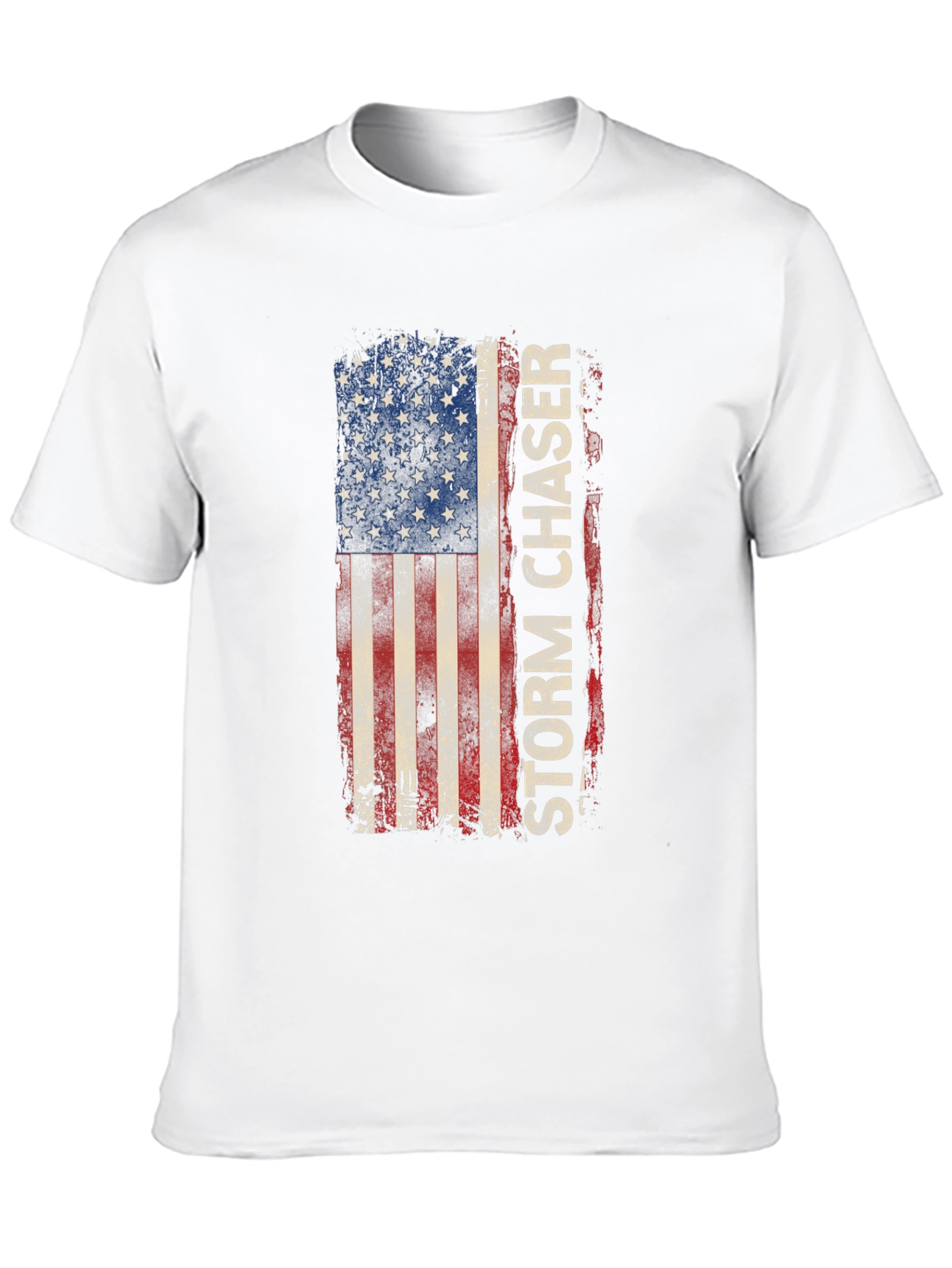Storm Chaser American Flag Graphic T-Shirt