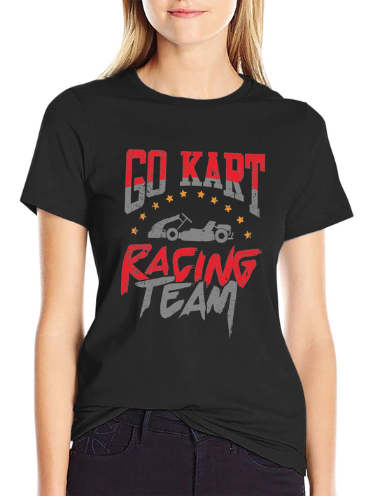 Go Kart Racing Team Graphic T-Shirt