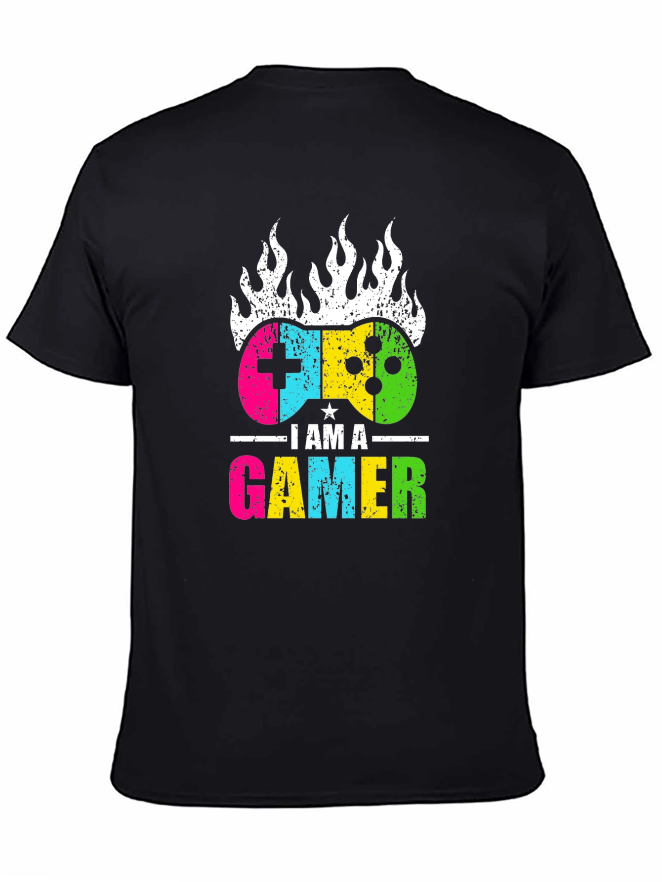I Am A Gamer Black T-Shirt