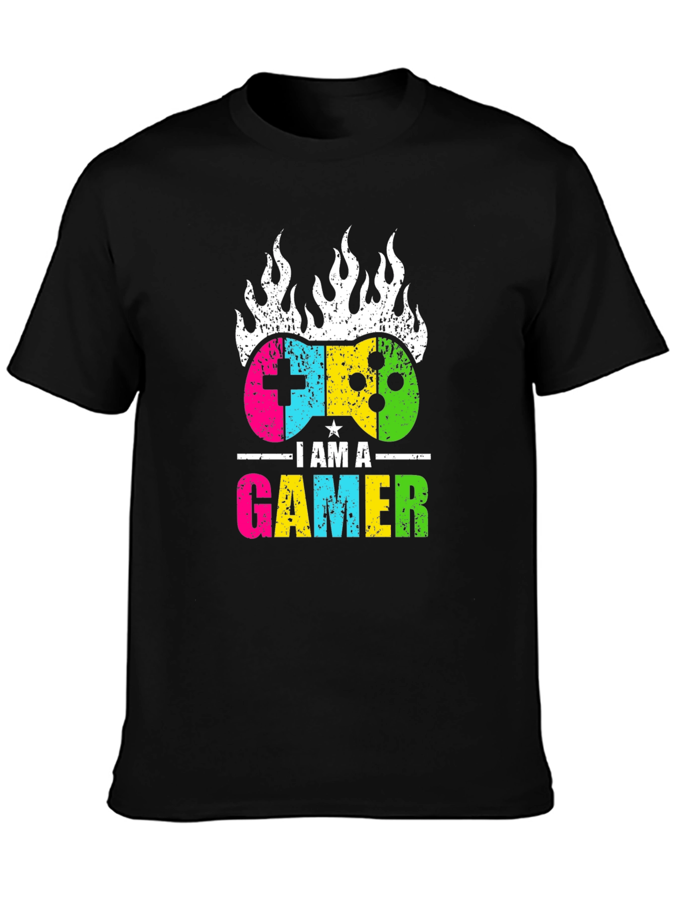 I Am A Gamer Black T-Shirt