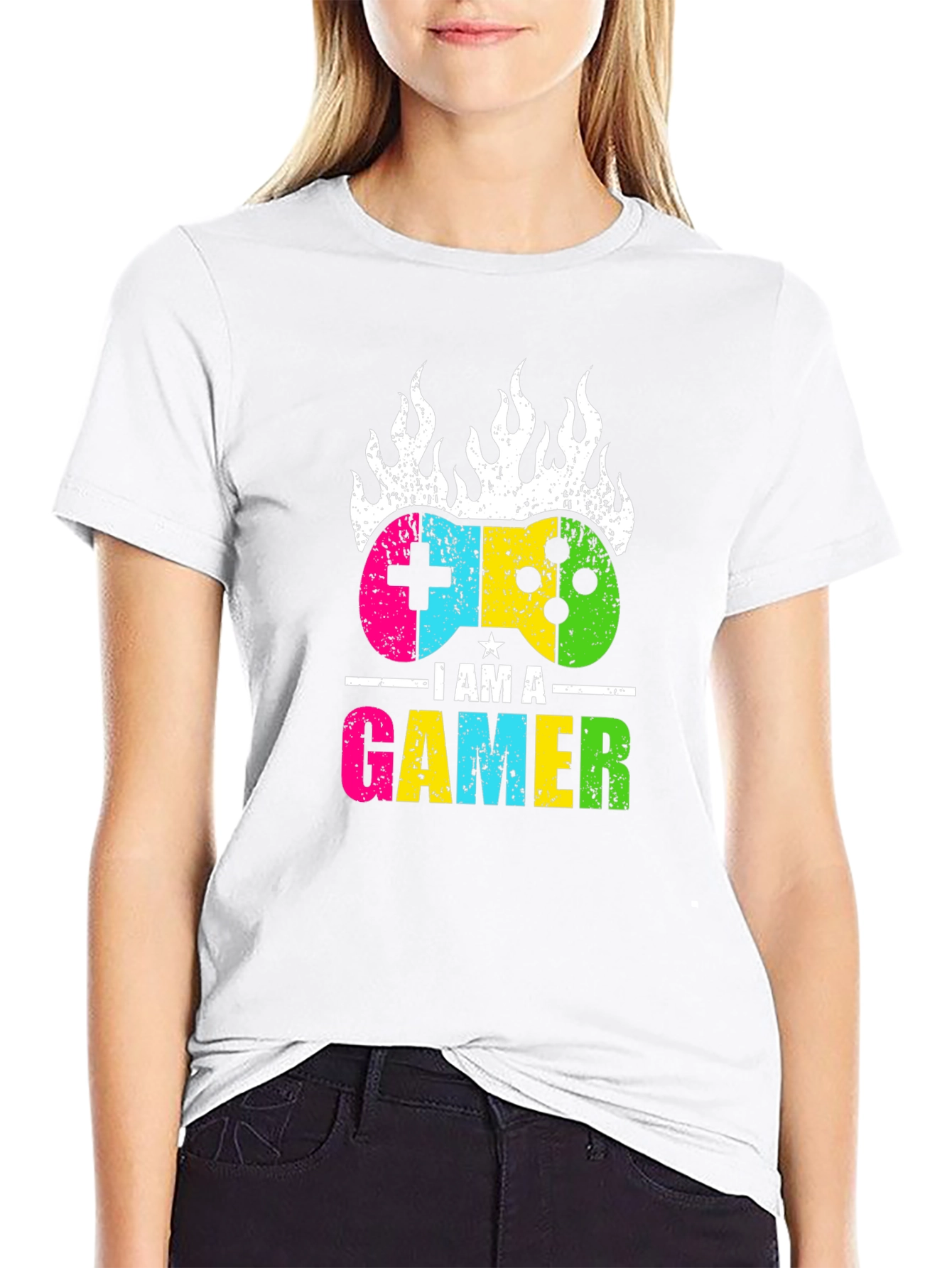 I Am A Gamer Black T-Shirt