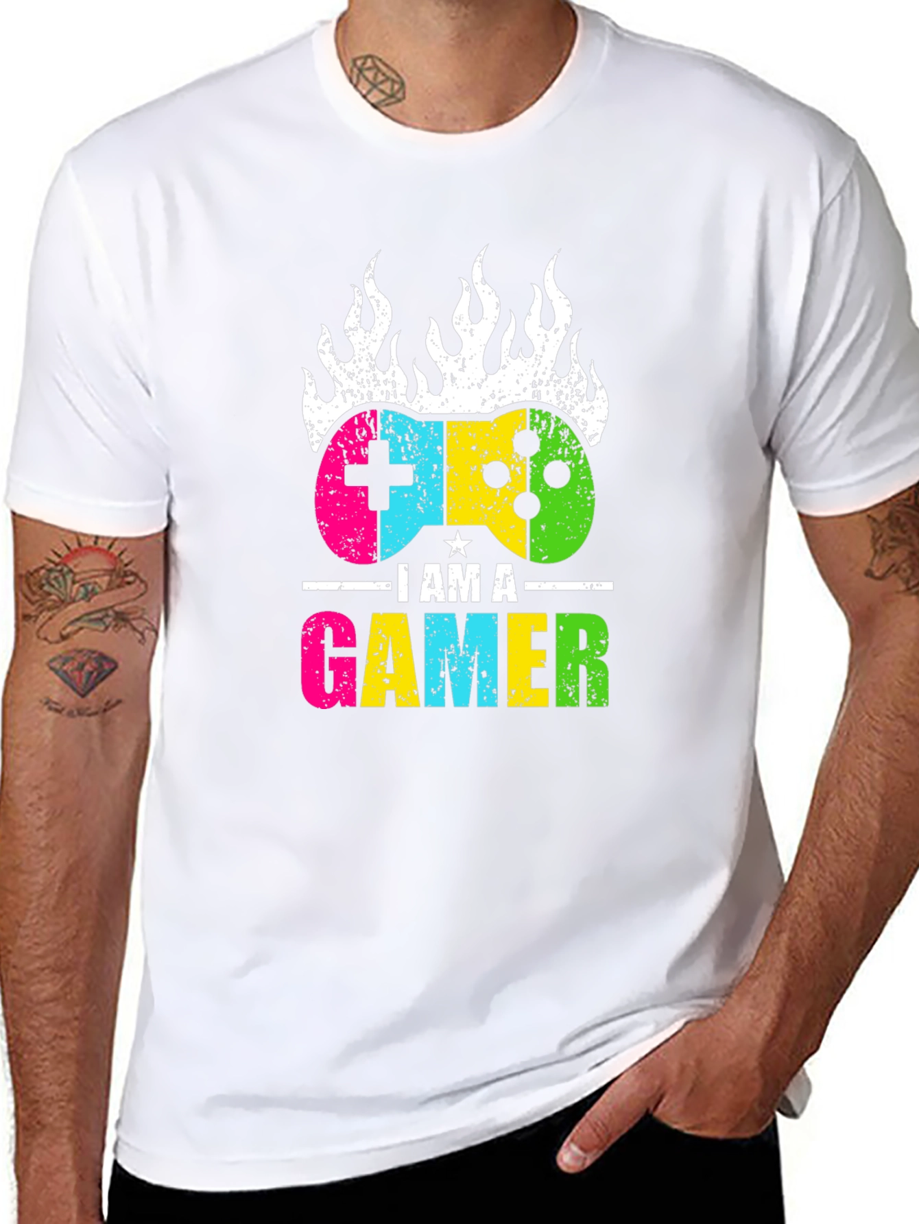 I Am A Gamer Black T-Shirt