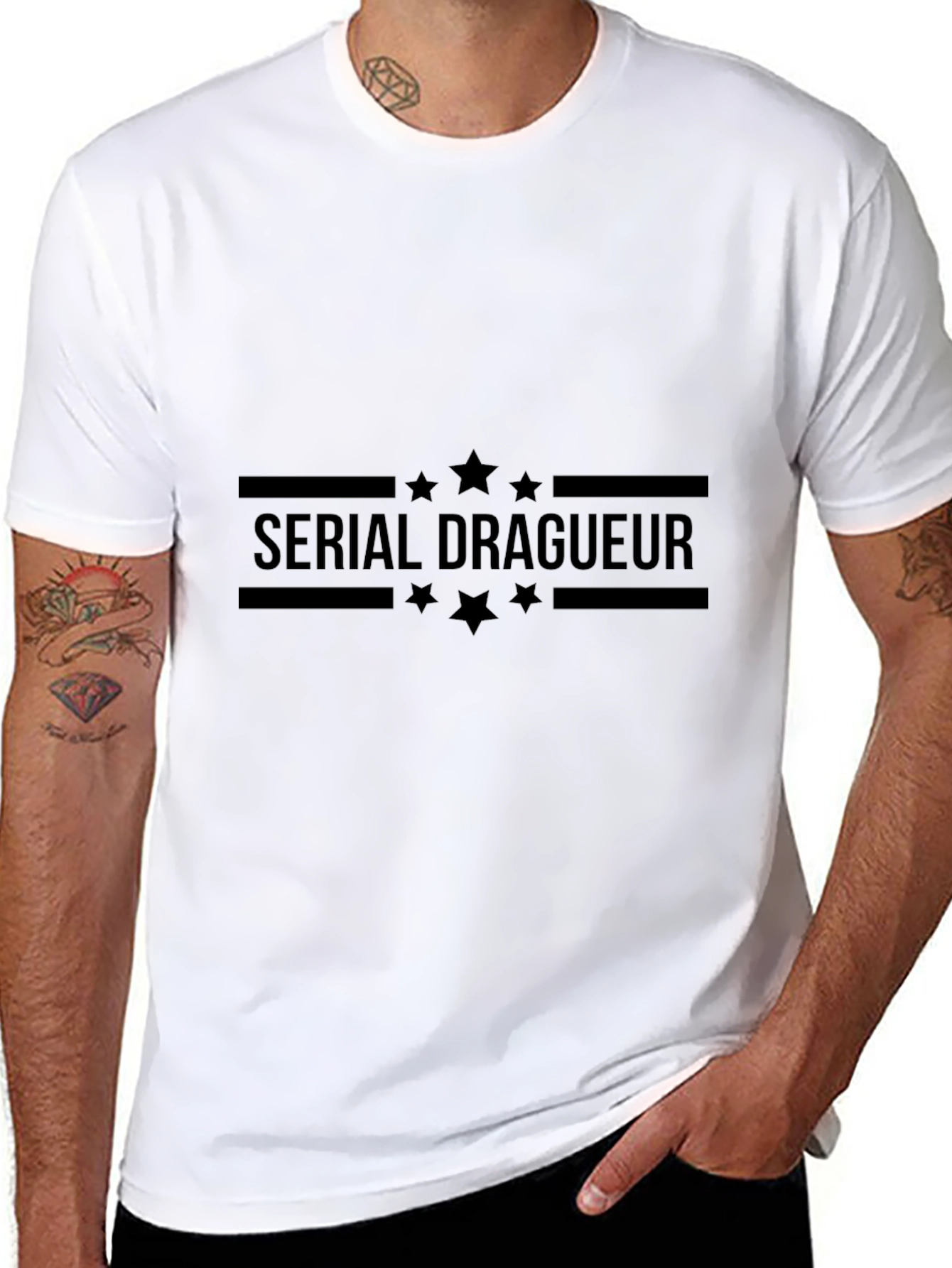 Serial Dragueur Black T-Shirt