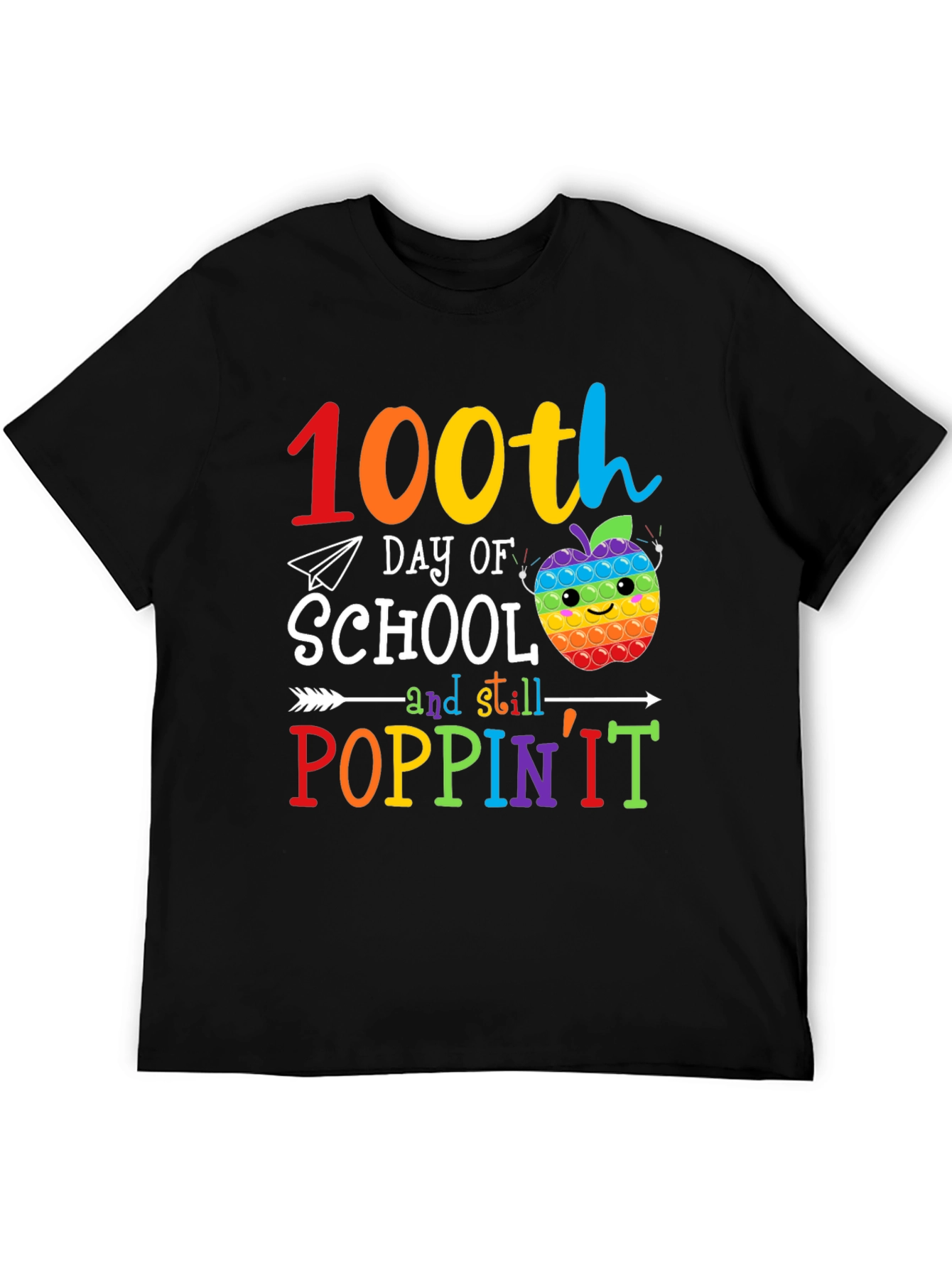100th Day of School Poppin It T-Shirt