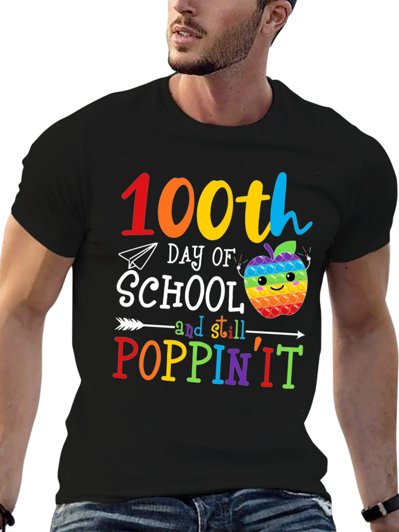 100th Day of School Poppin It T-Shirt