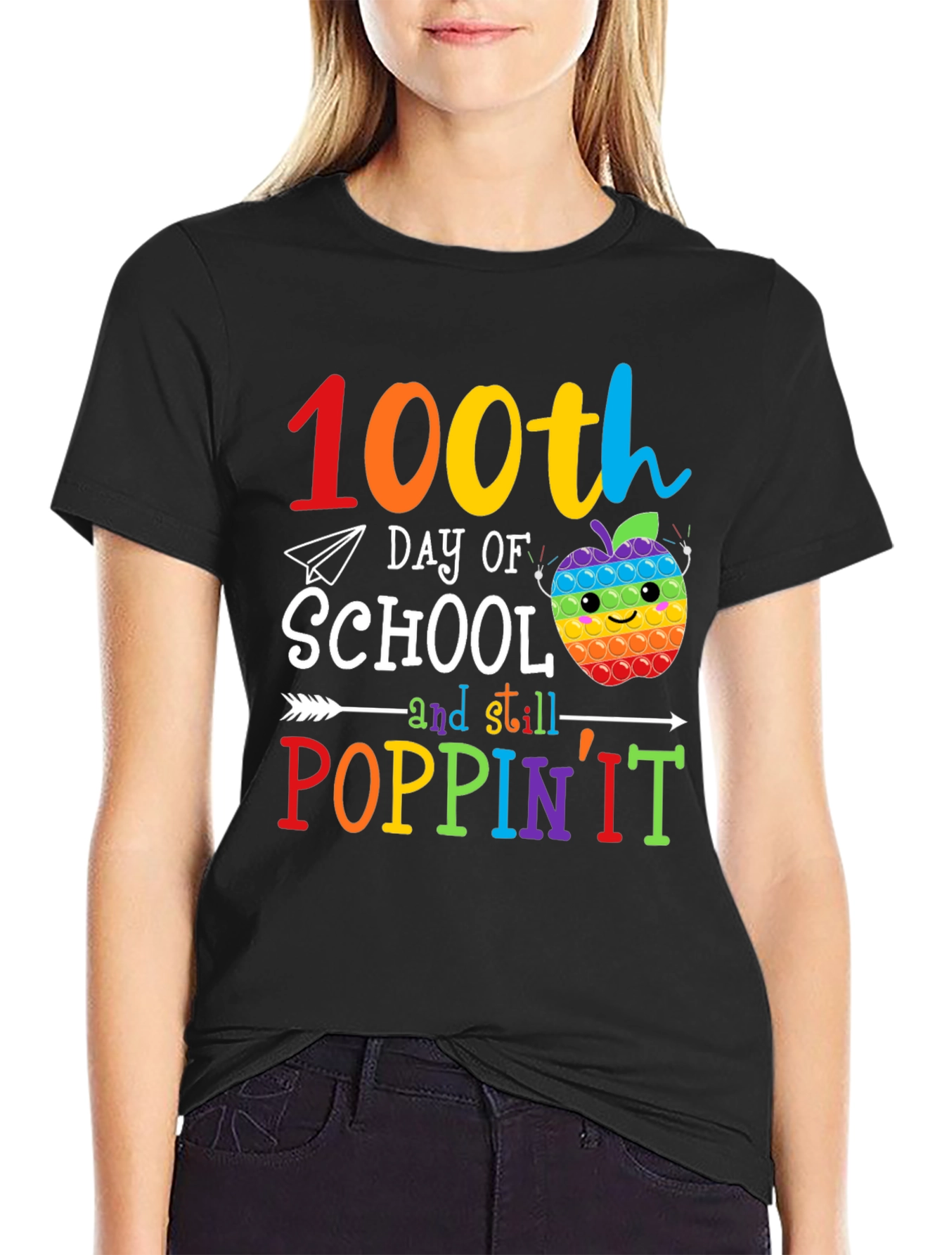 100th Day of School Poppin It T-Shirt