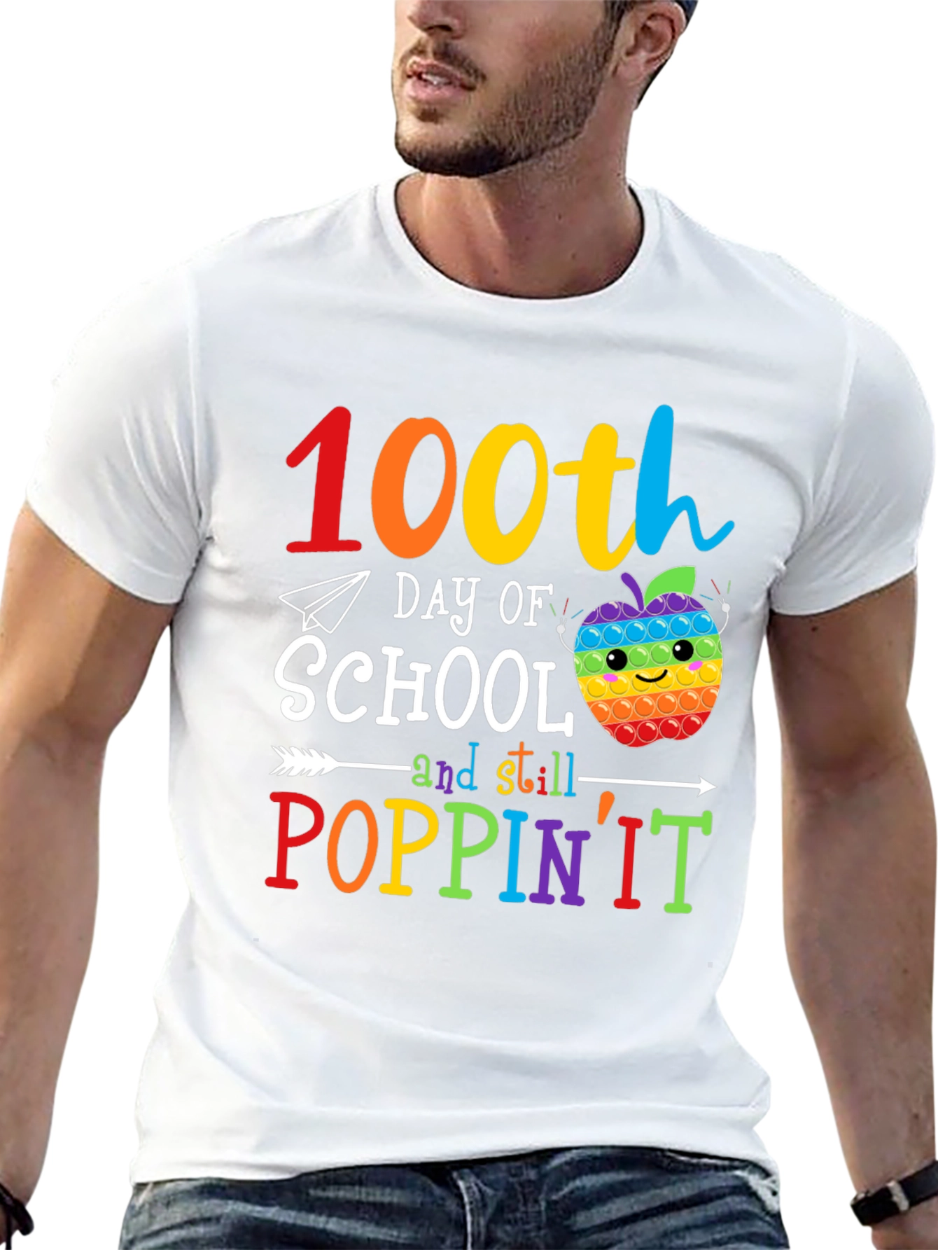 100th Day of School Poppin It T-Shirt