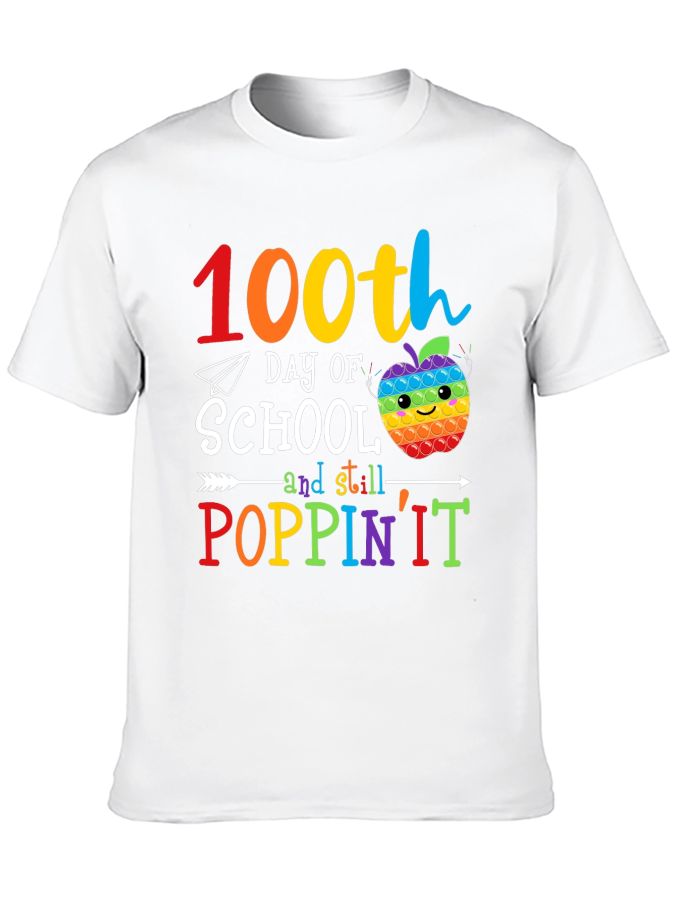 100th Day of School Poppin It T-Shirt