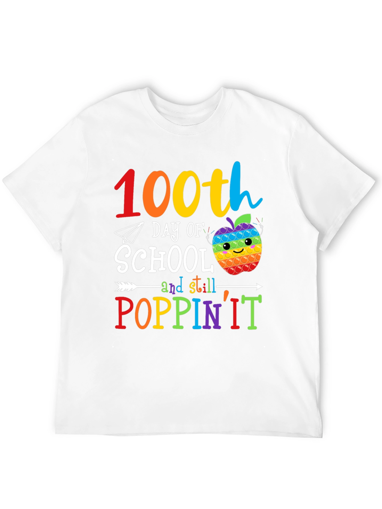 100th Day of School Poppin It T-Shirt