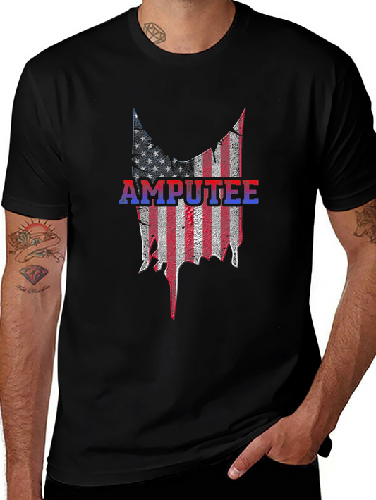 Amputee USA Flag T-Shirt - Patriotic Pride