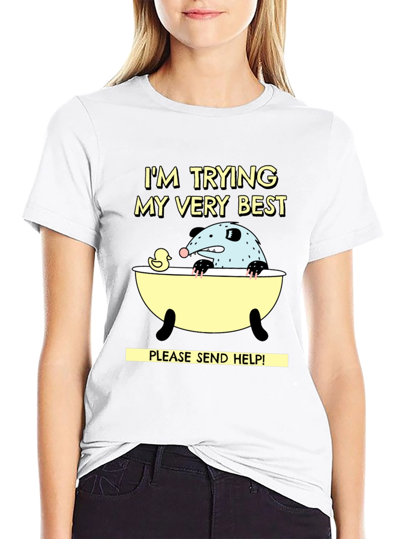 Trying My Best Opossum T-Shirt