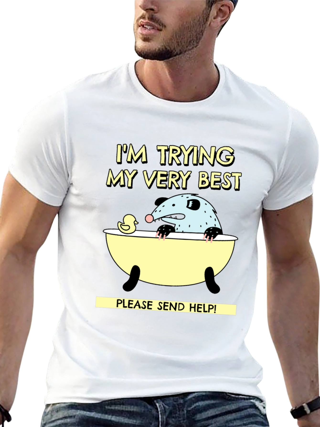 Trying My Best Opossum T-Shirt