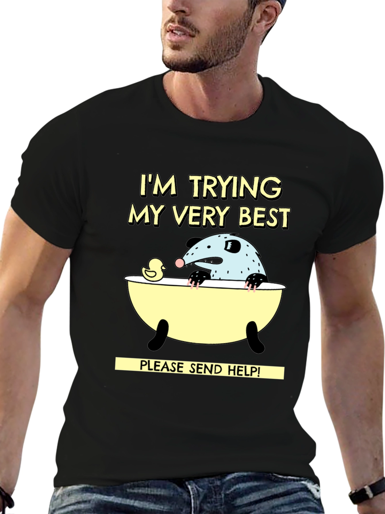 Trying My Best Opossum T-Shirt