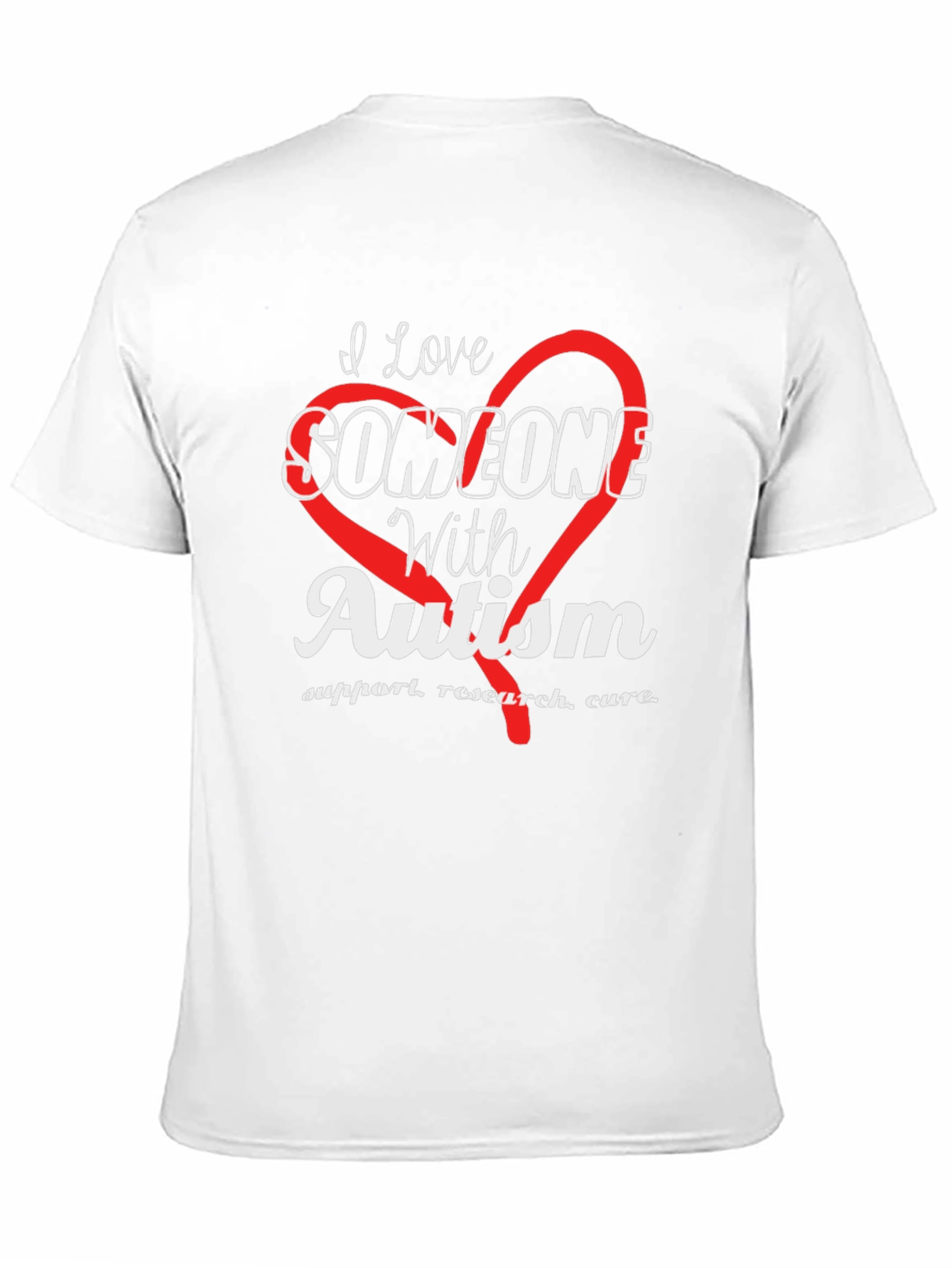 I Love Someone With Autism Awareness T-Shirt