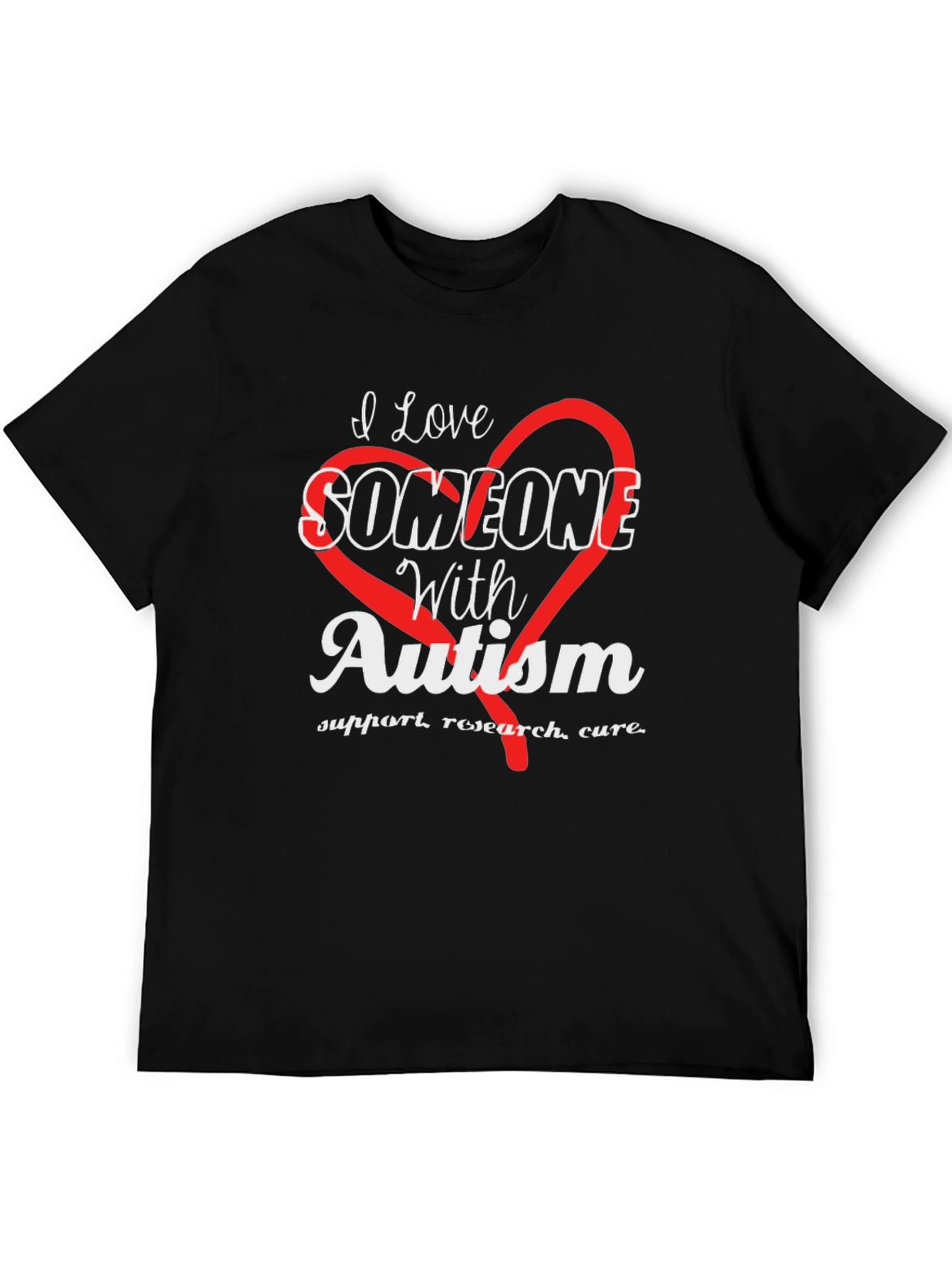I Love Someone With Autism Awareness T-Shirt