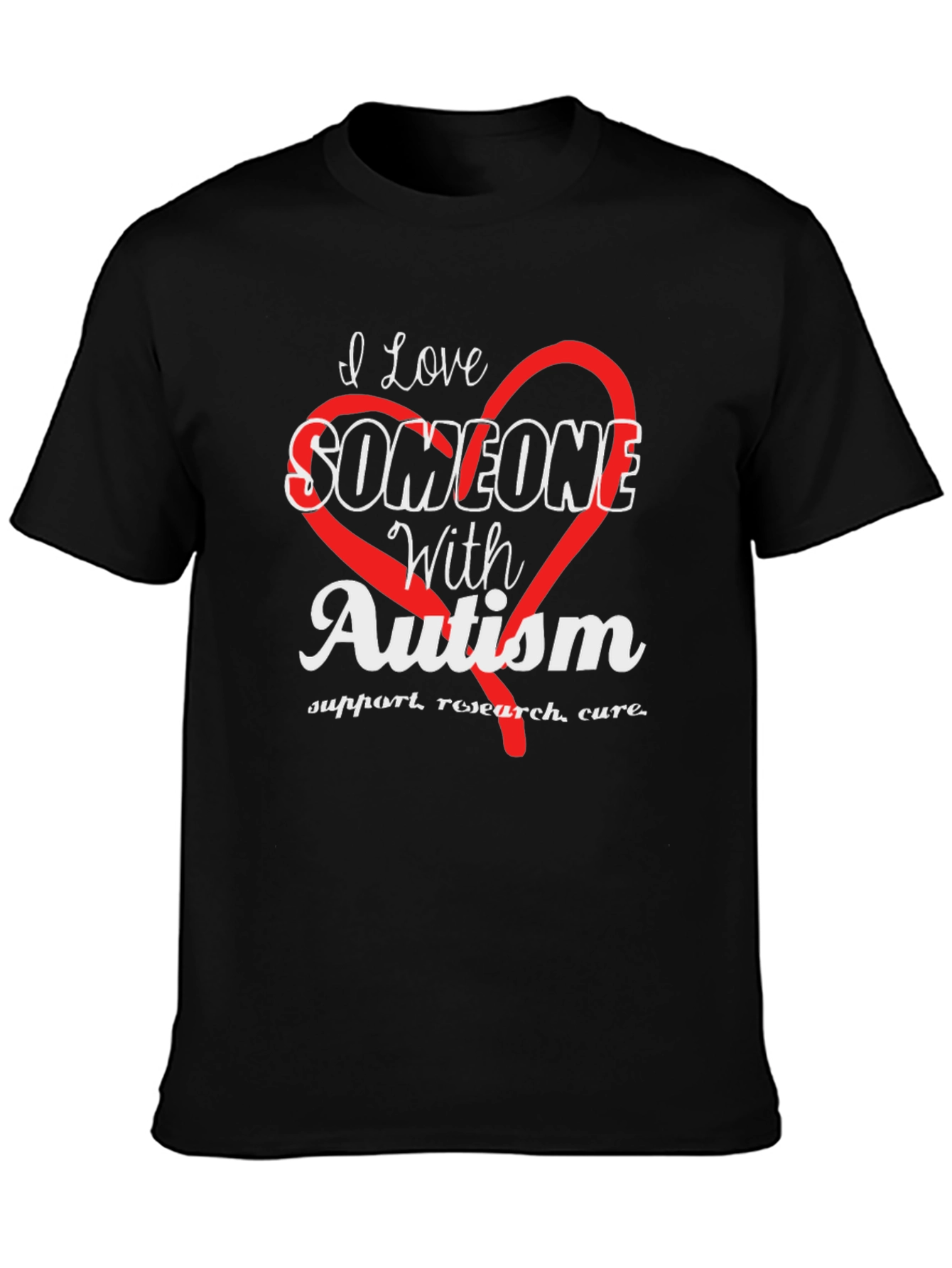 I Love Someone With Autism Awareness T-Shirt