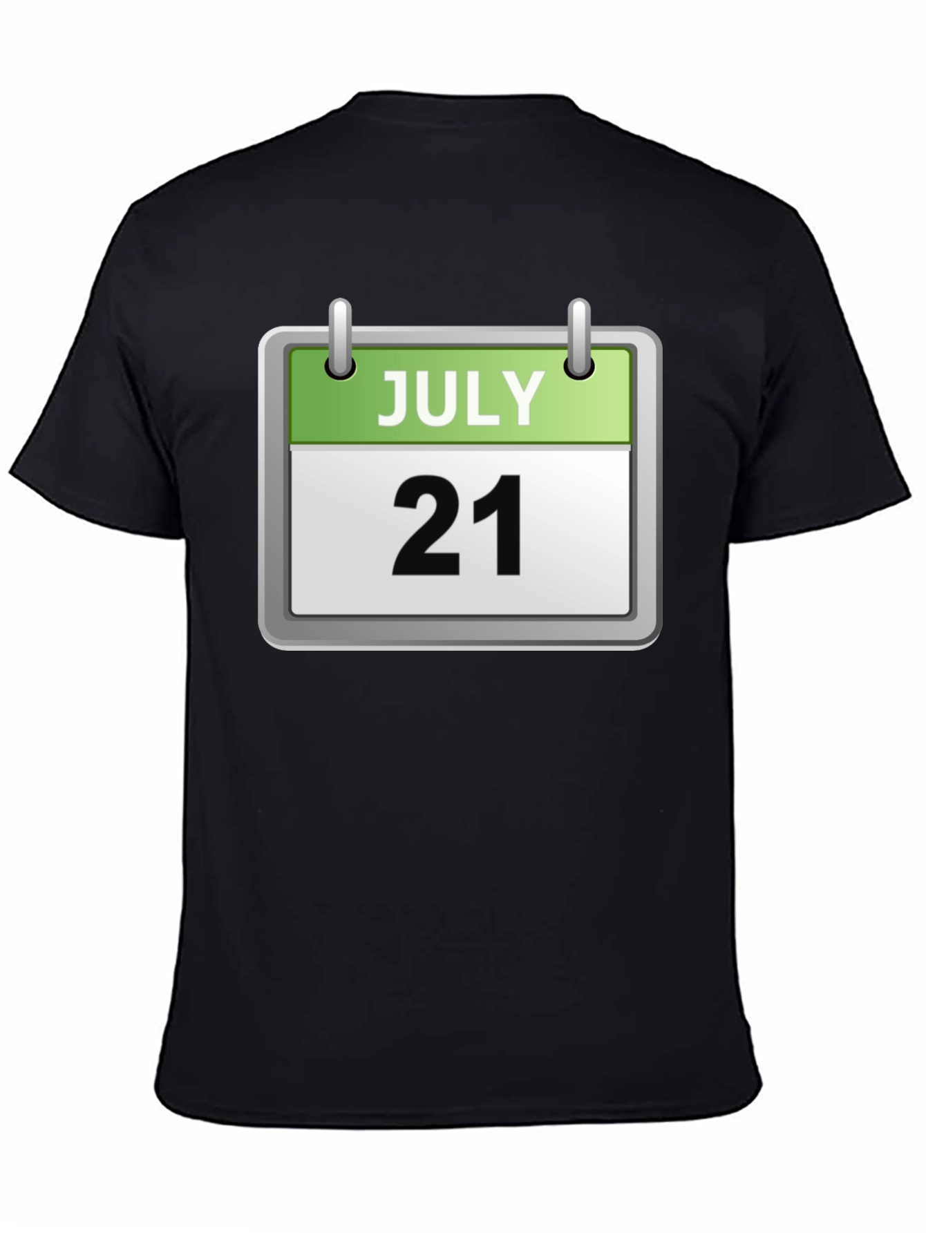 July 21st Date Calendar Graphic T-Shirt
