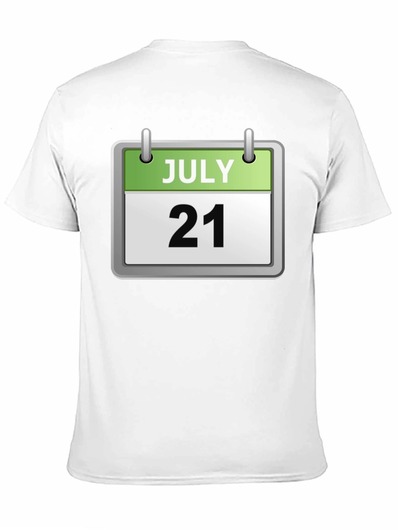 July 21st Date Calendar Graphic T-Shirt